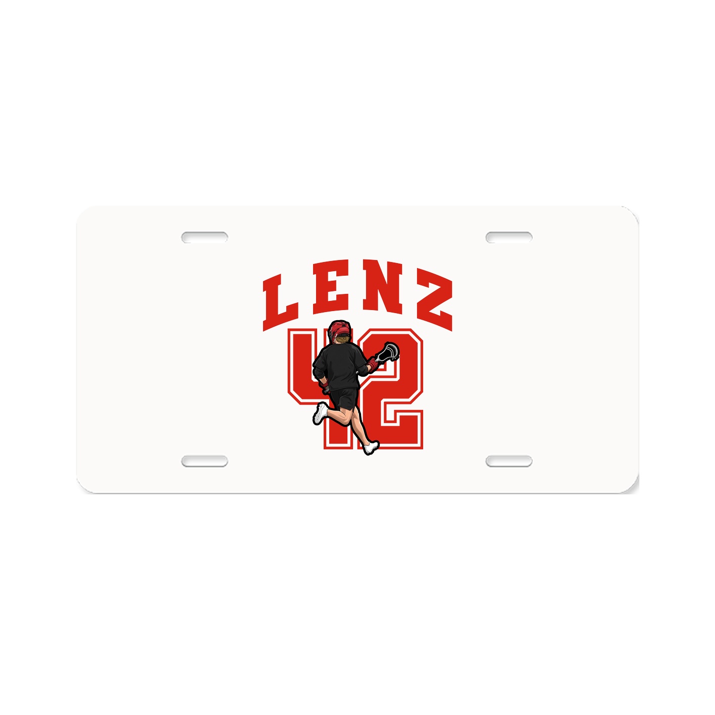 License Plate — Number in Classic