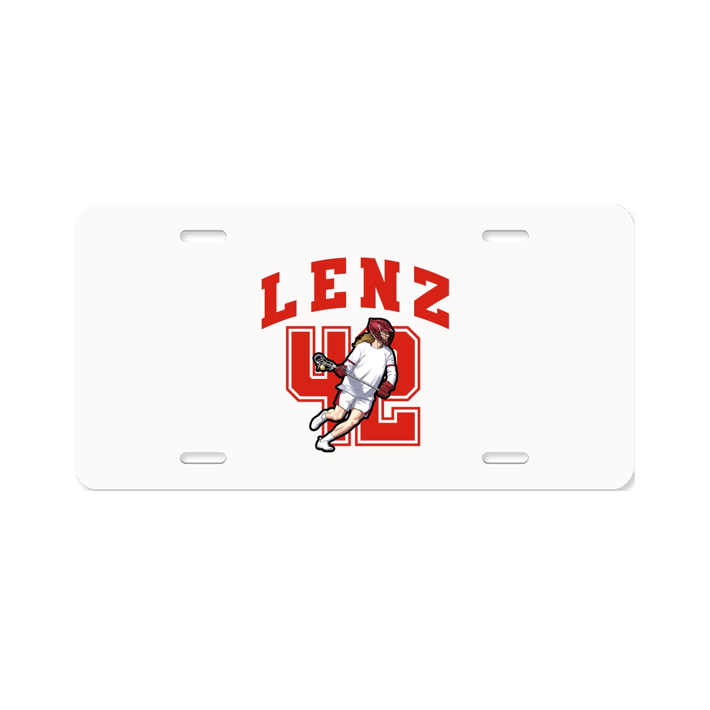 License Plate — Number in Classic