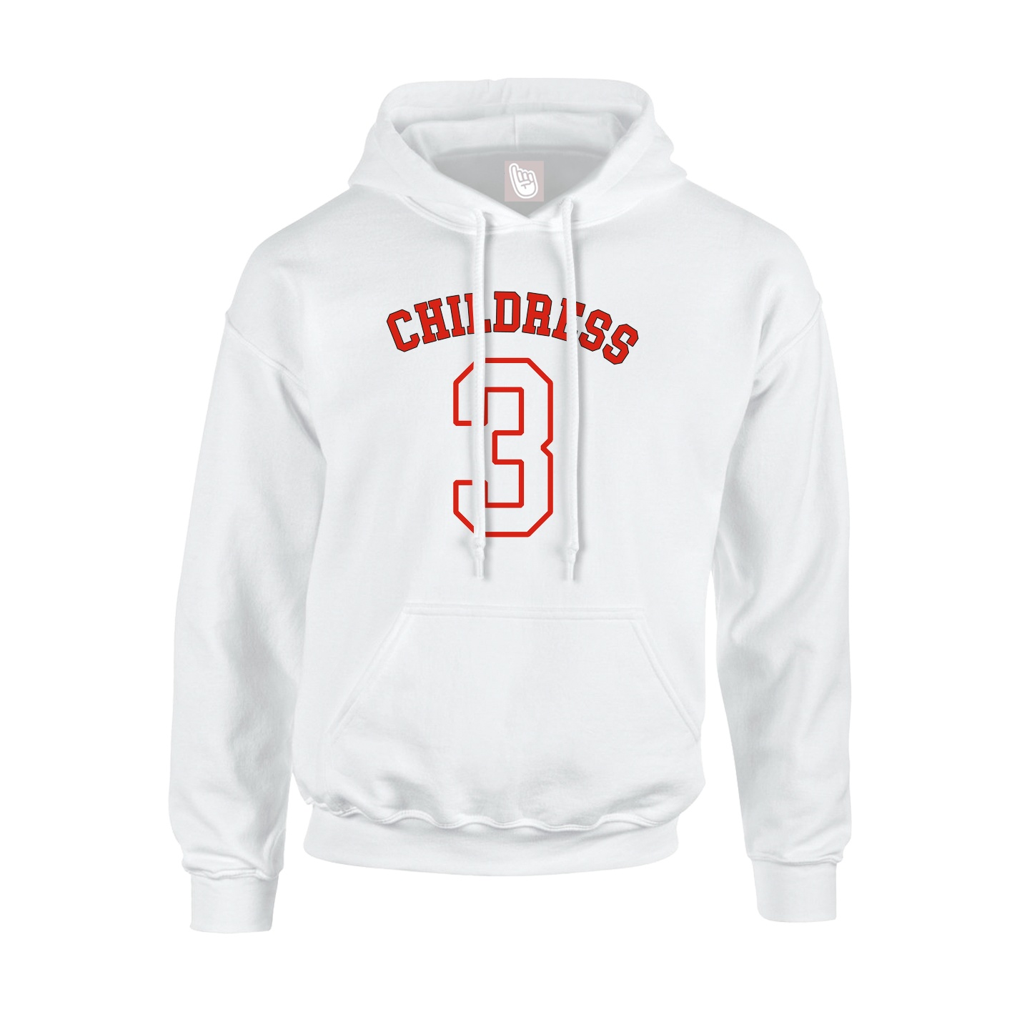 Youth Hoodie — Shirsey Arch in White
