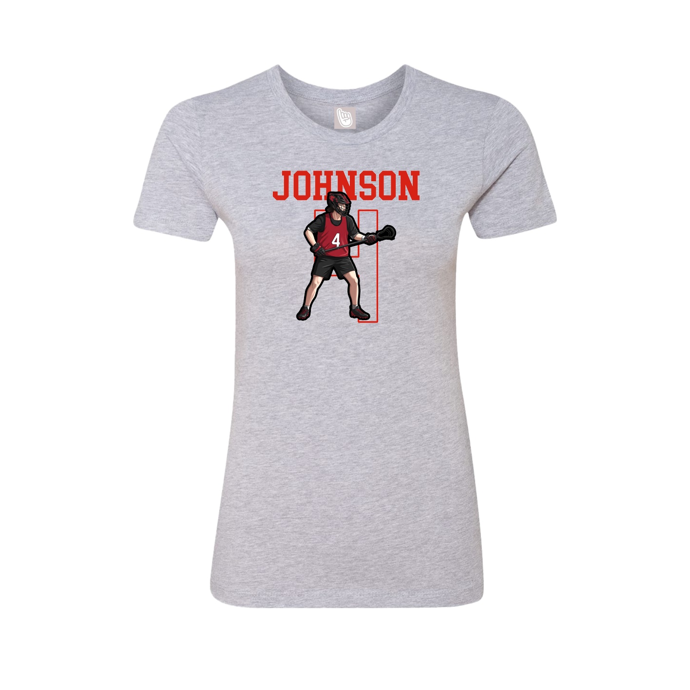 Fitted Women's Tee — Shirsey in Grey
