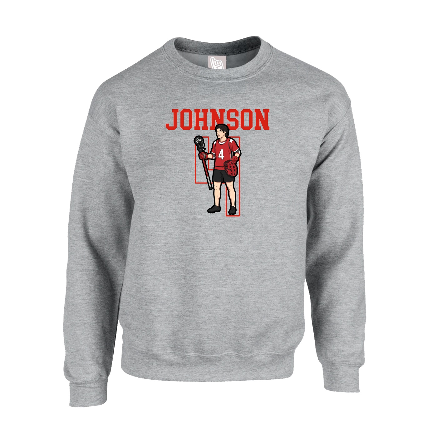 Fleece Crew — Shirsey in Grey