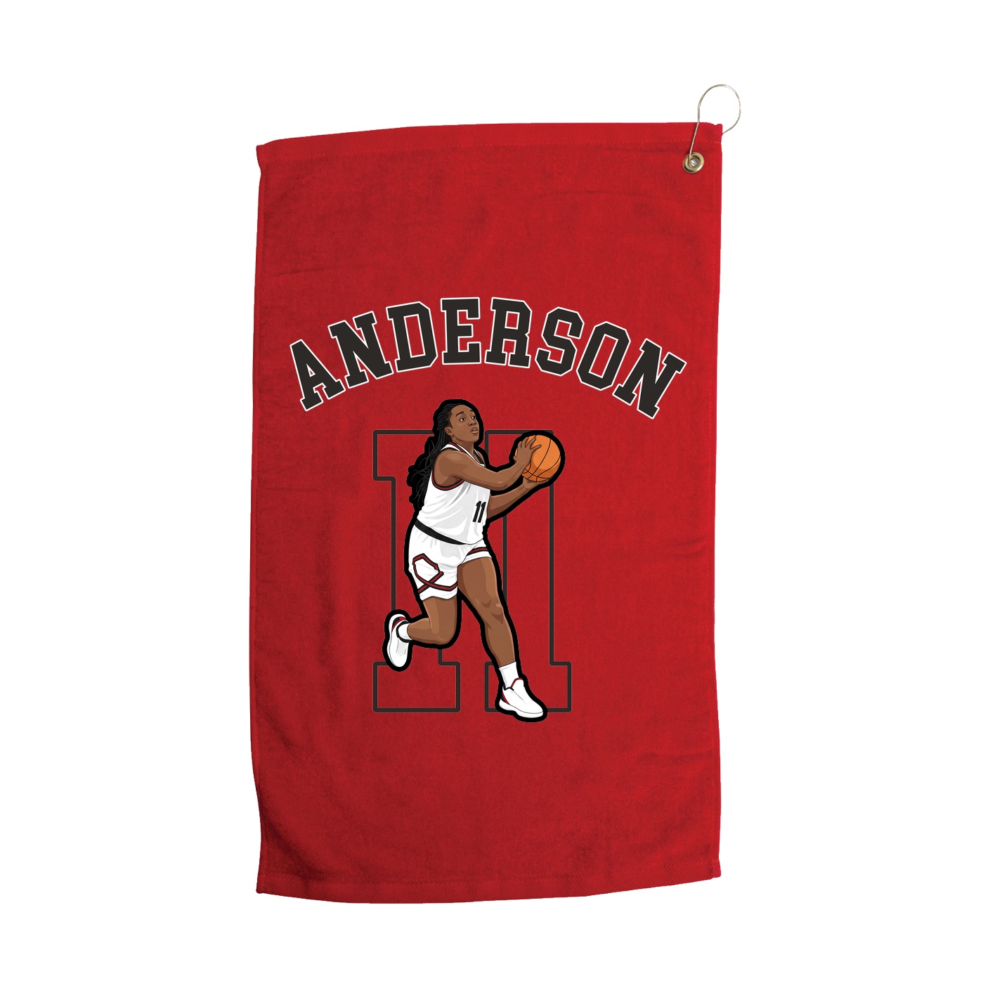 Golf Towel — Shirsey Arch in Red
