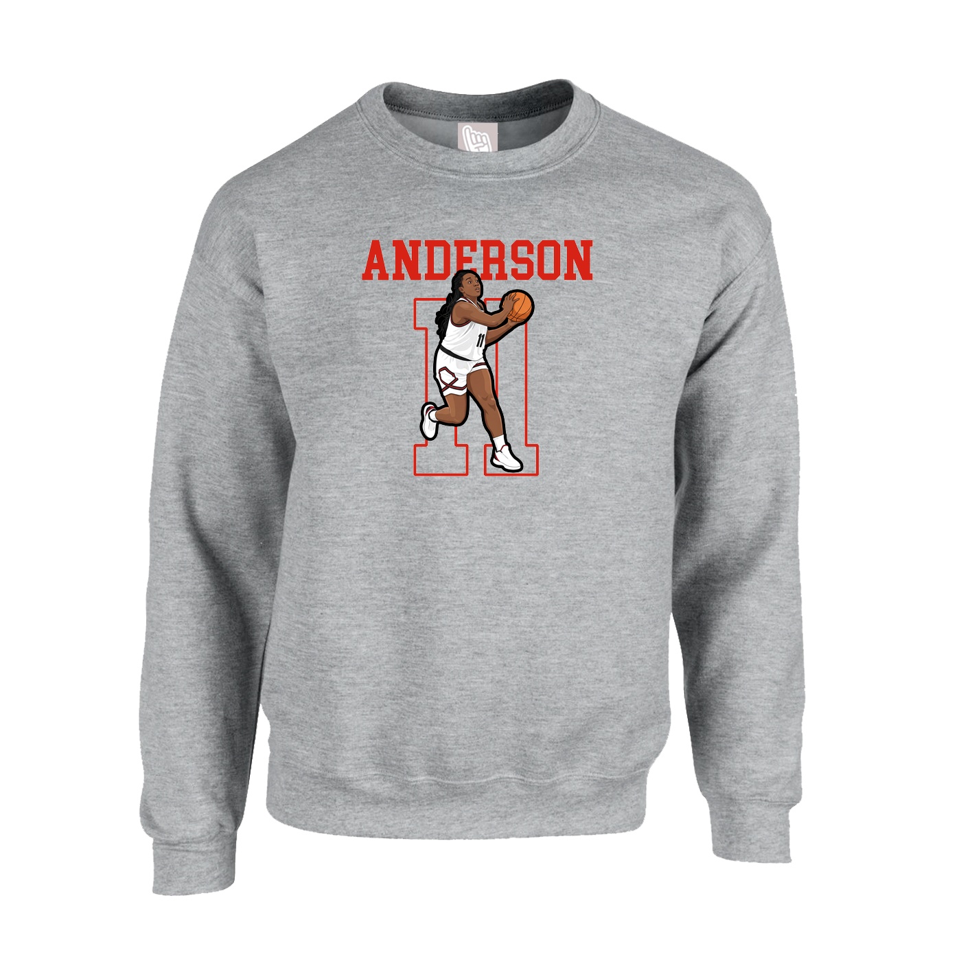 Fleece Crew — Shirsey in Grey
