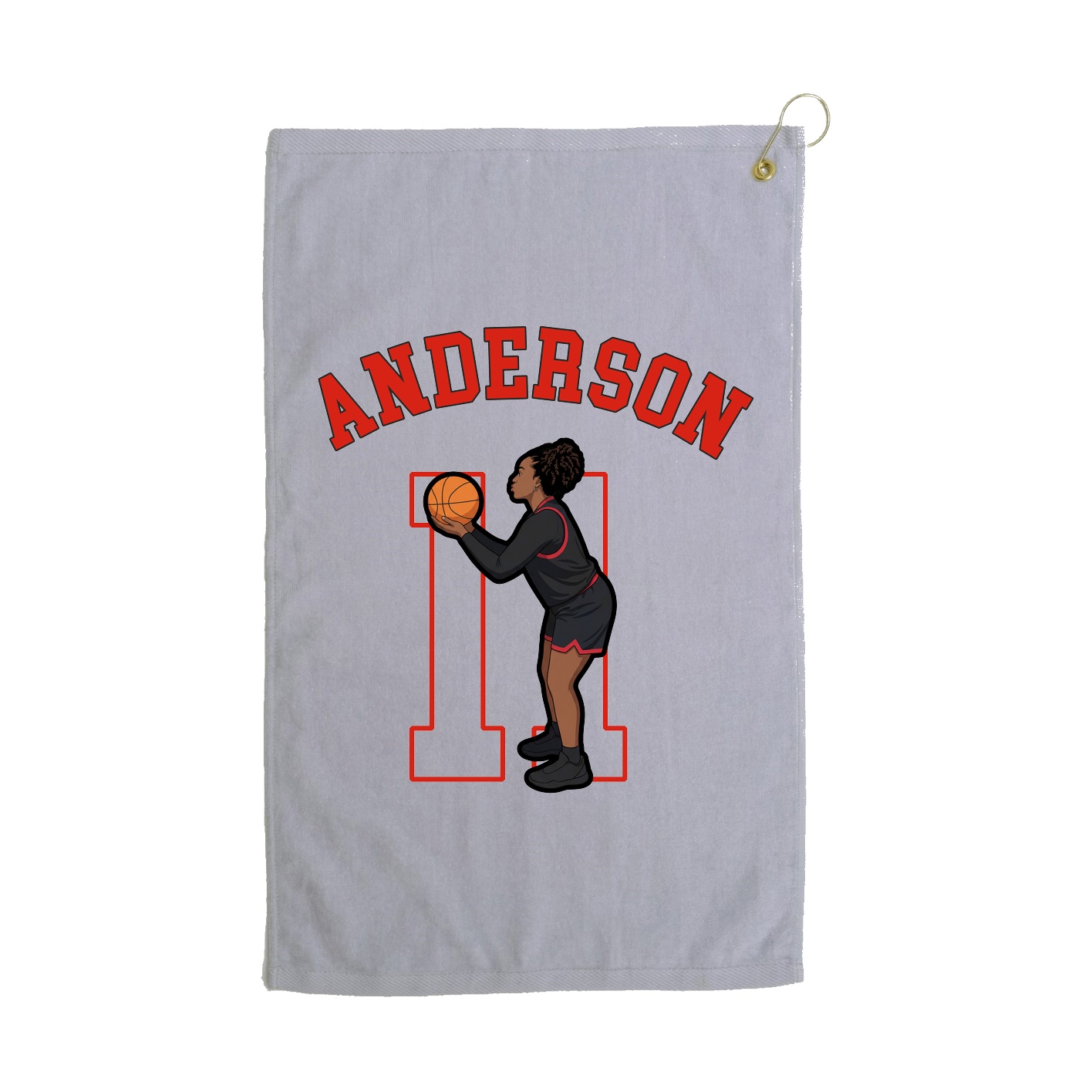 Golf Towel — Shirsey Arch in Grey