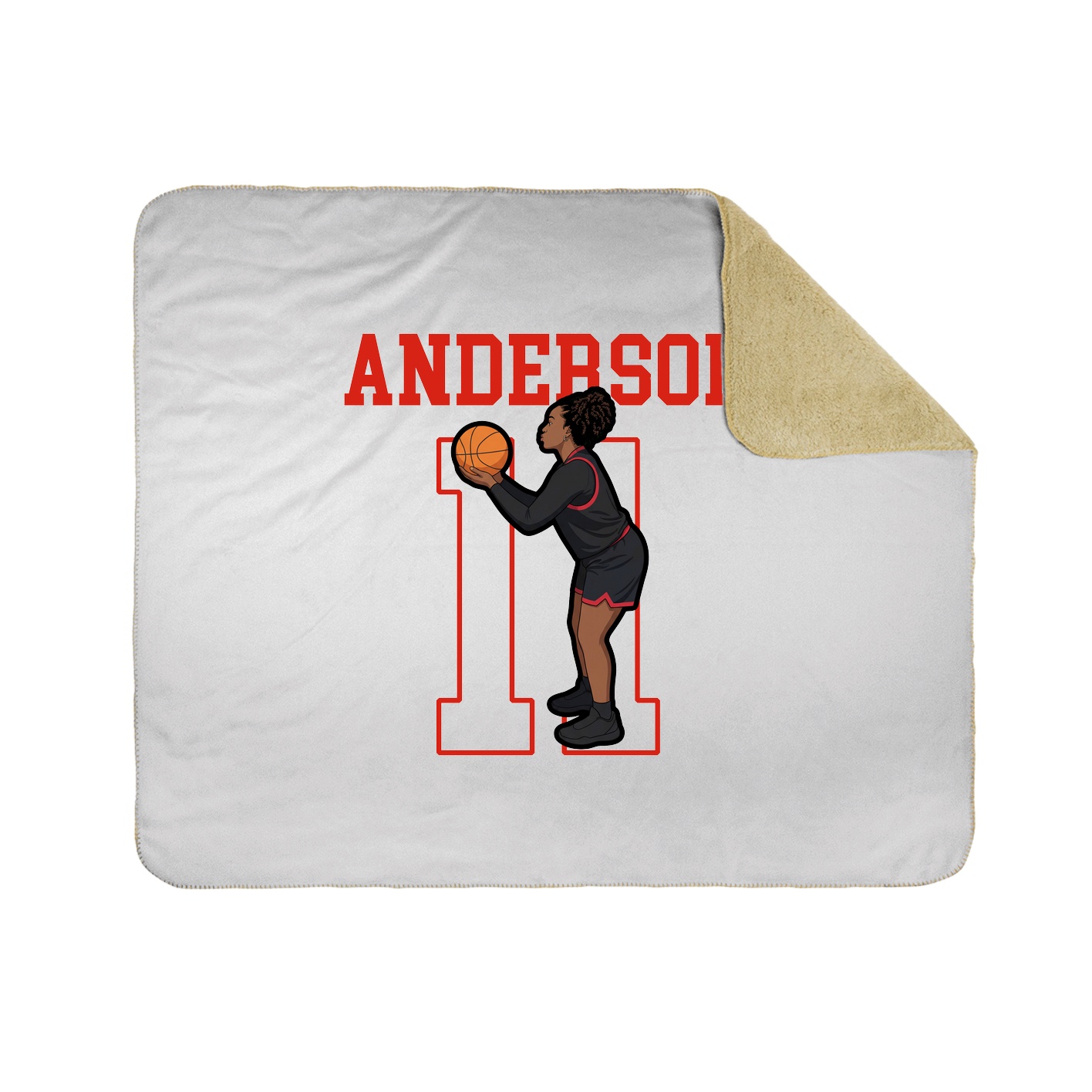Throw Blanket — Shirsey in White
