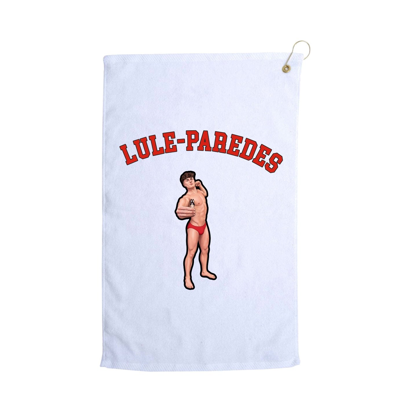 Golf Towel — Shirsey Arch in White