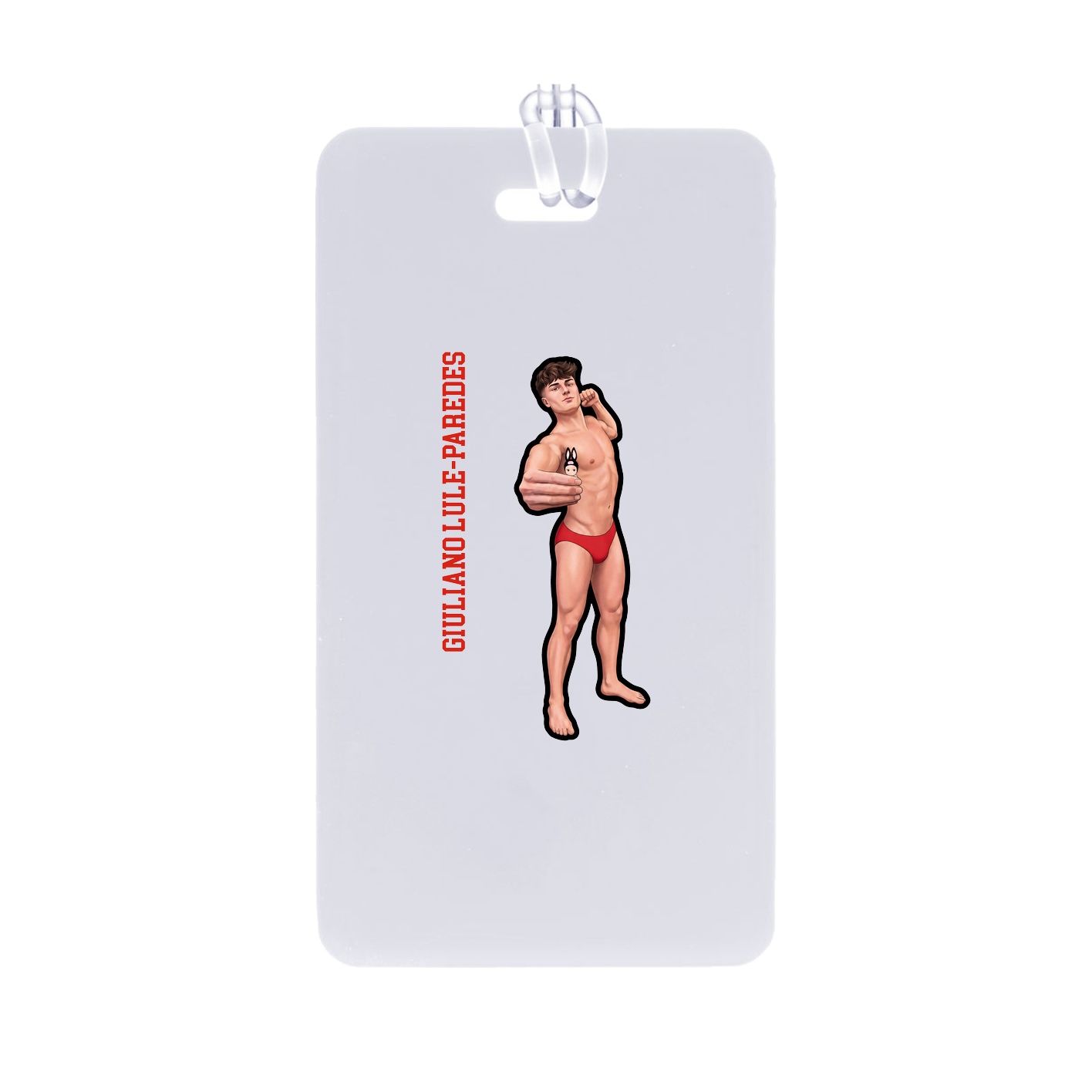 Bag Tag — Name Vertical in Classic