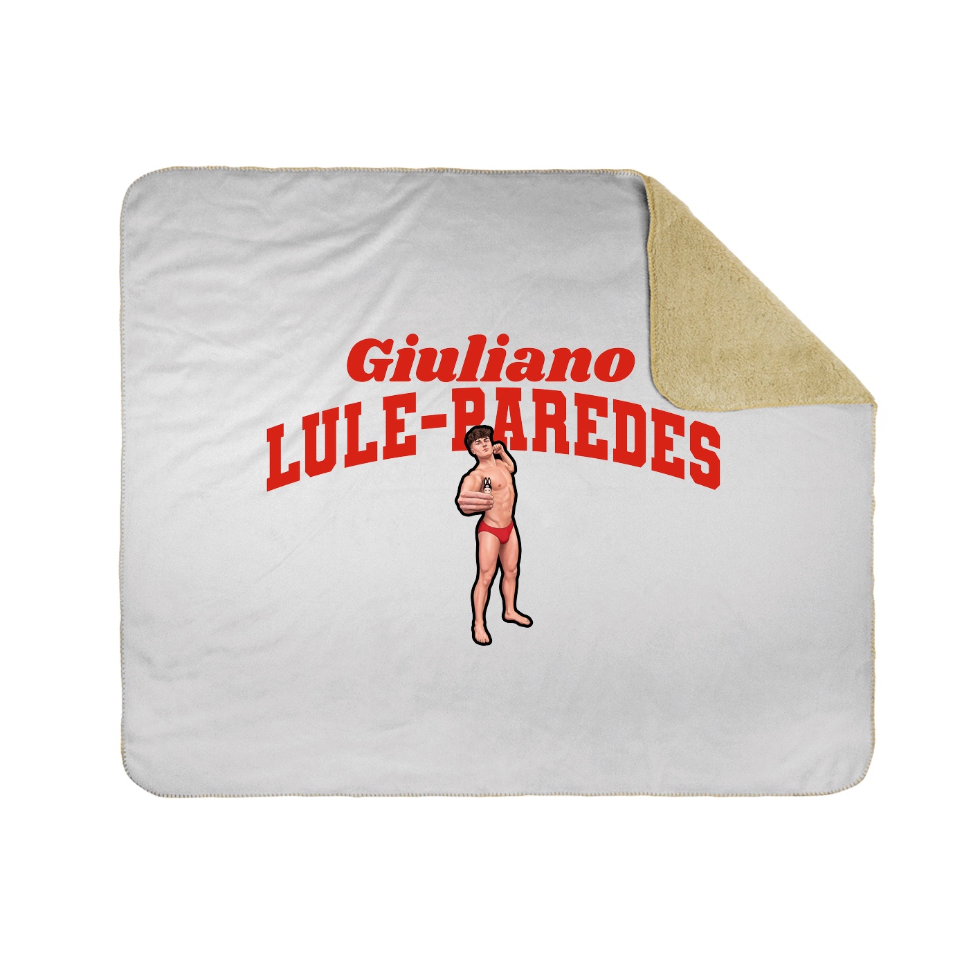 Throw Blanket — Signature Arch in White