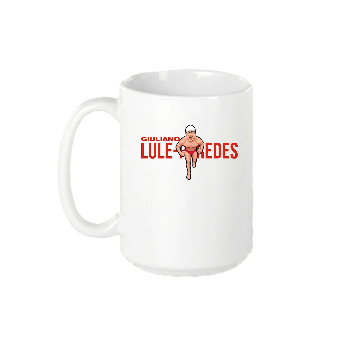 15oz Coffee Mug — Player Name in White