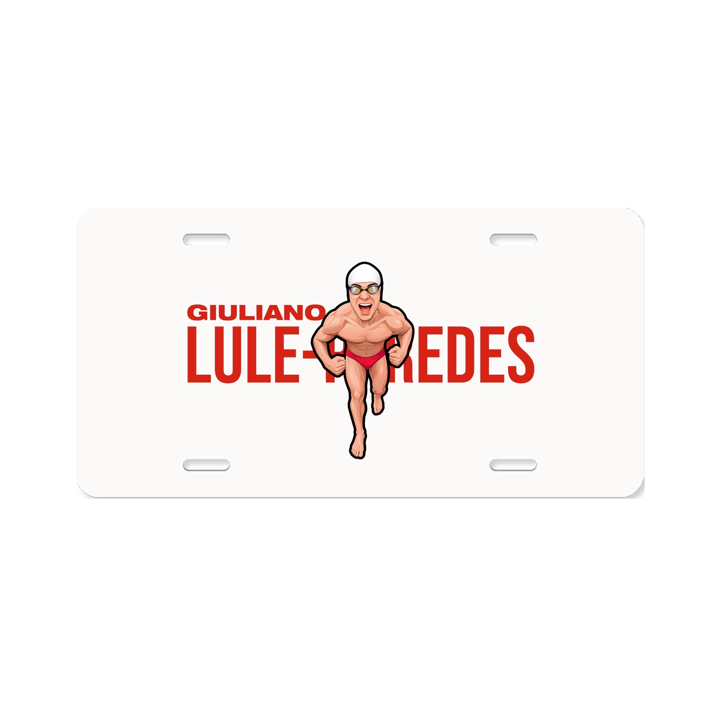 License Plate — Player Name in Classic