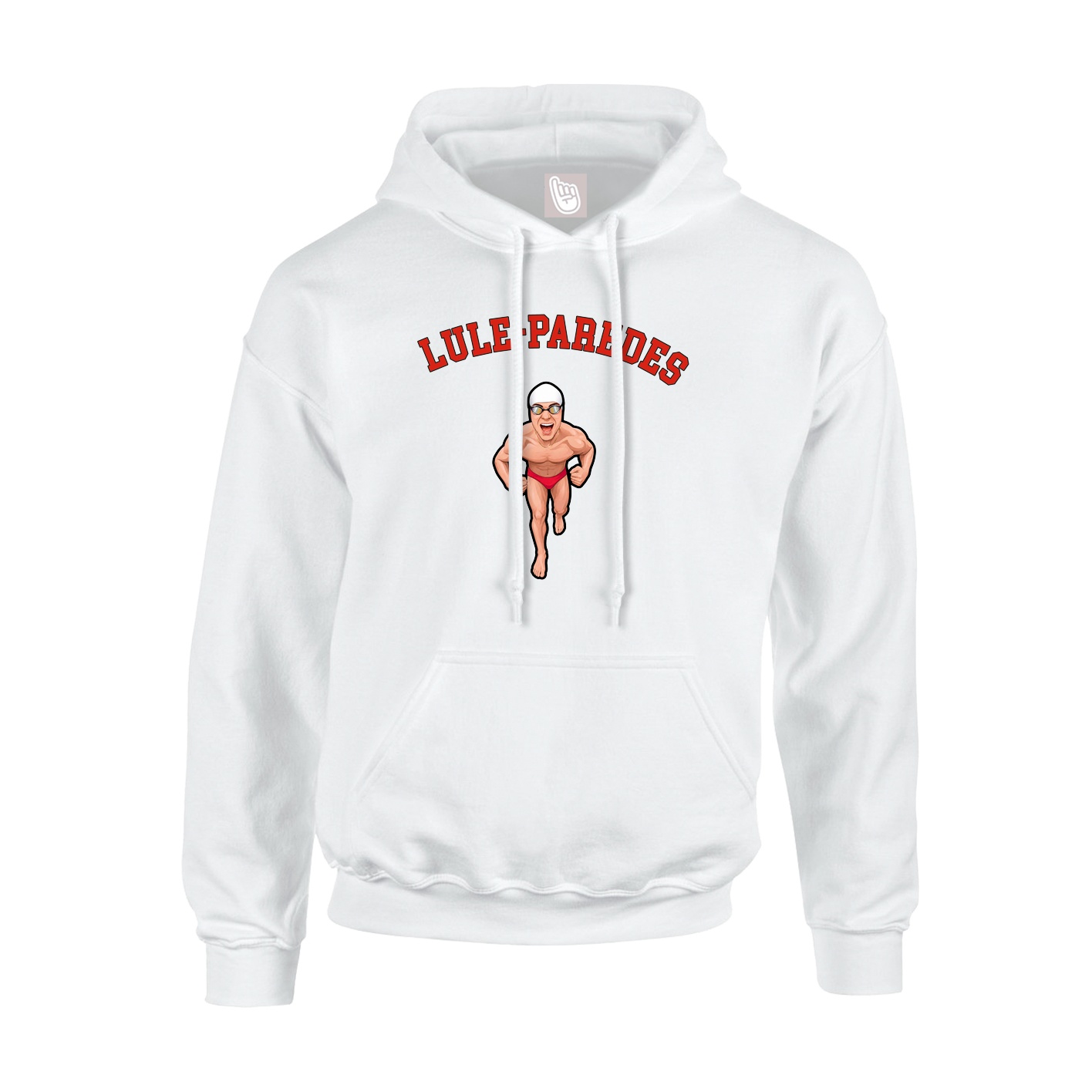 Youth Hoodie — Shirsey Arch in White