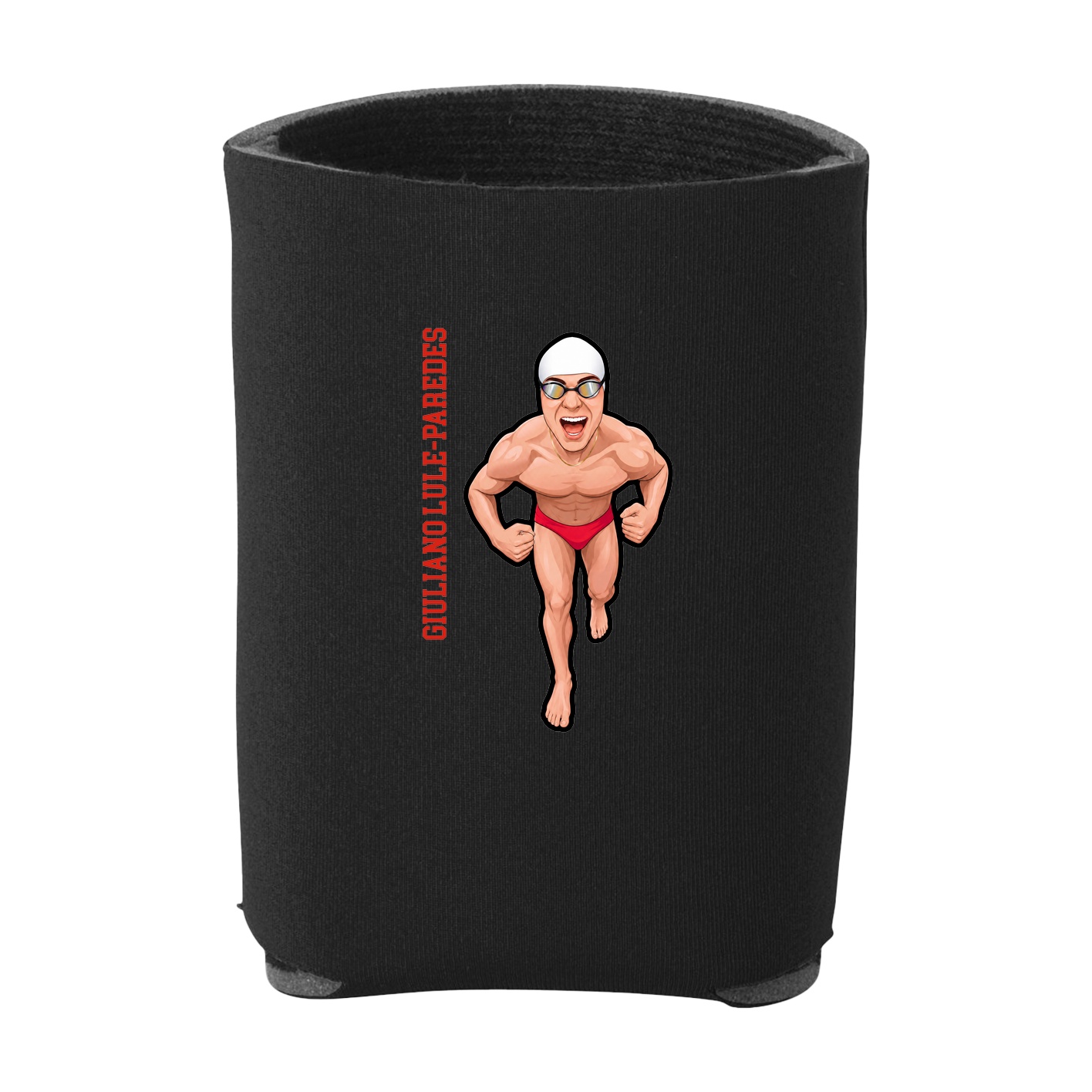 Can Holder — Name Vertical in Black
