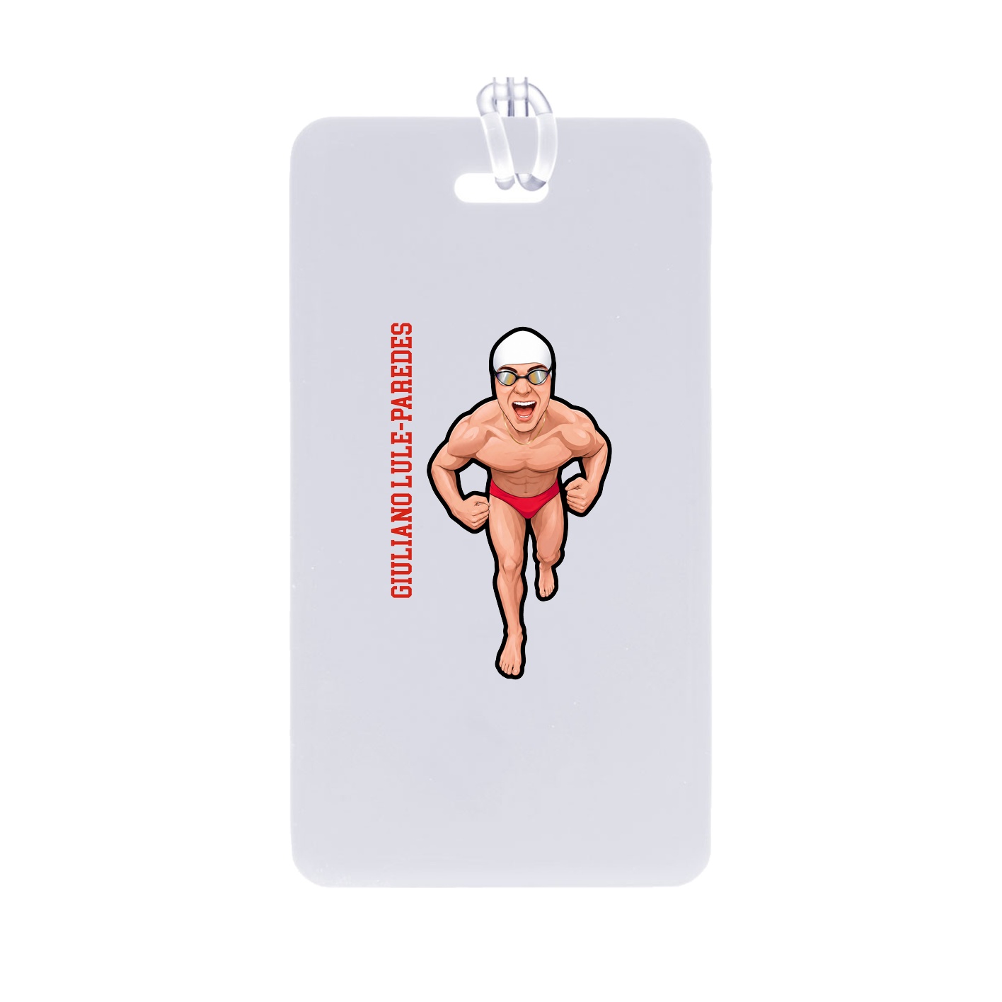 Bag Tag — Name Vertical in Classic