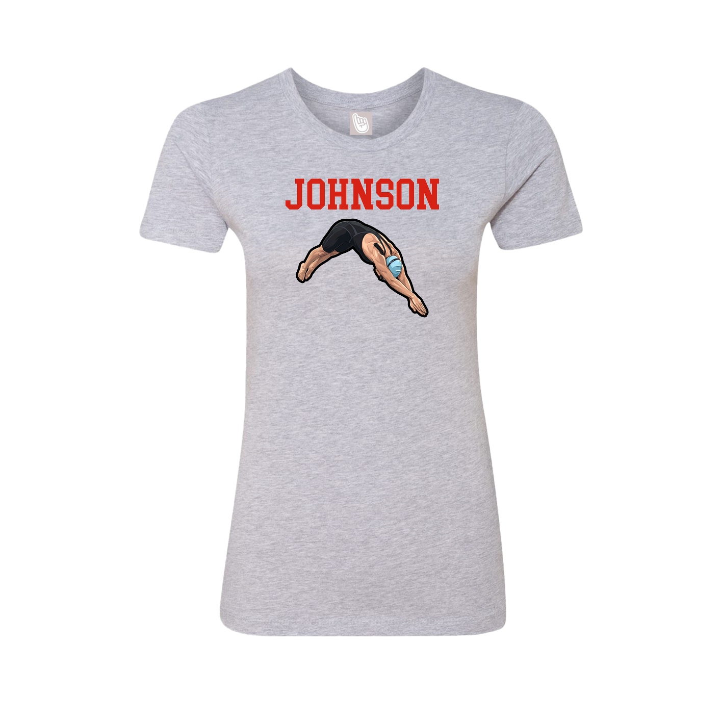 Fitted Women's Tee — Shirsey in Grey