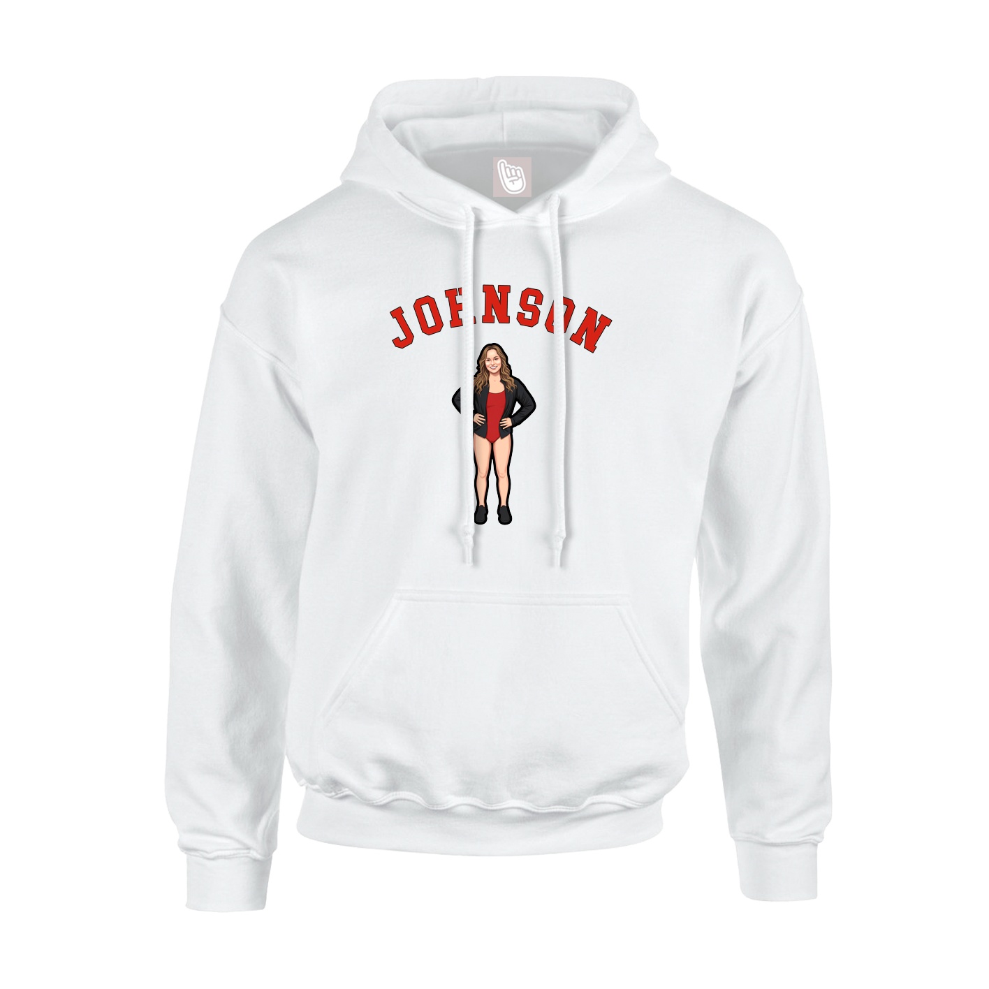 Hoodie — Shirsey Arch in White