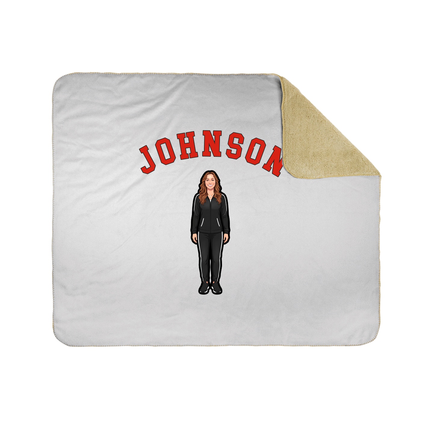 Throw Blanket — Shirsey Arch in White