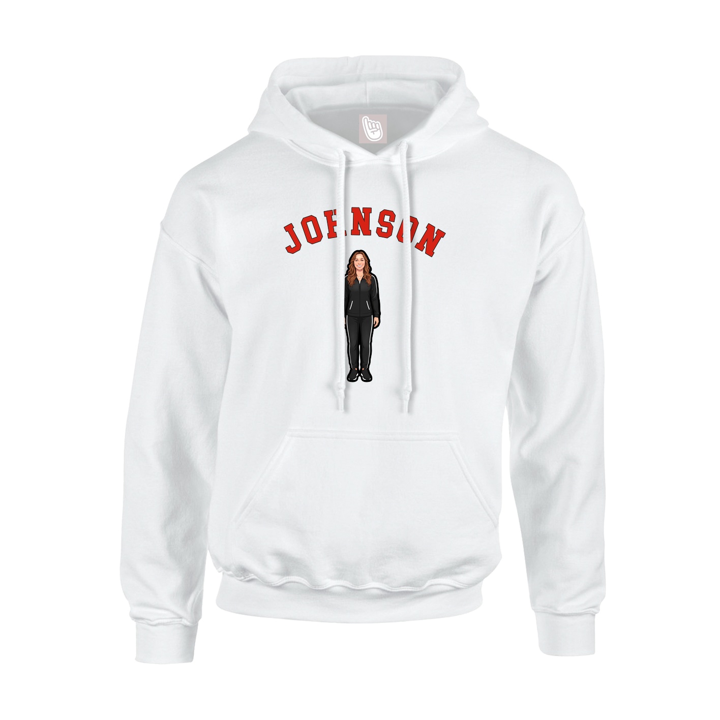 Hoodie — Shirsey Arch in White