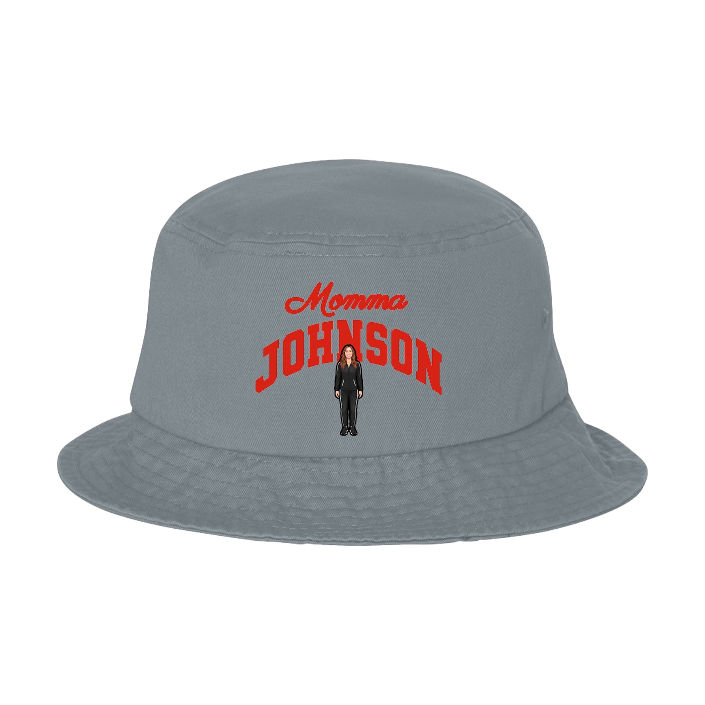 Bucket Cap — Mothers Day Arch in Grey