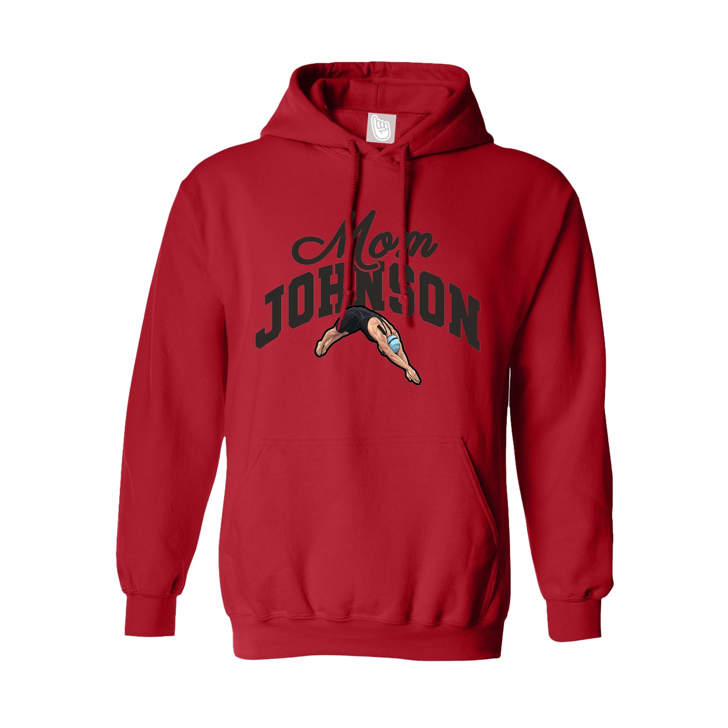 Hoodie — Mothers Day Arch in Red