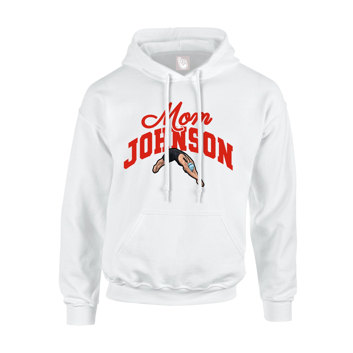 Youth Hoodie — Mothers Day Arch in White