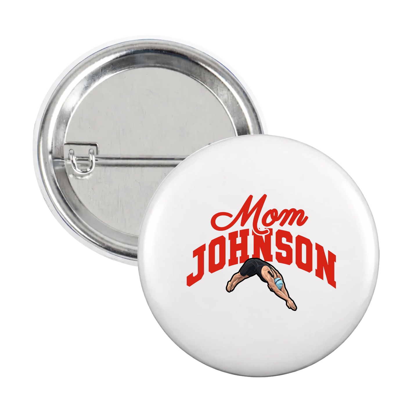 Game Day Button — Mothers Day Arch in White