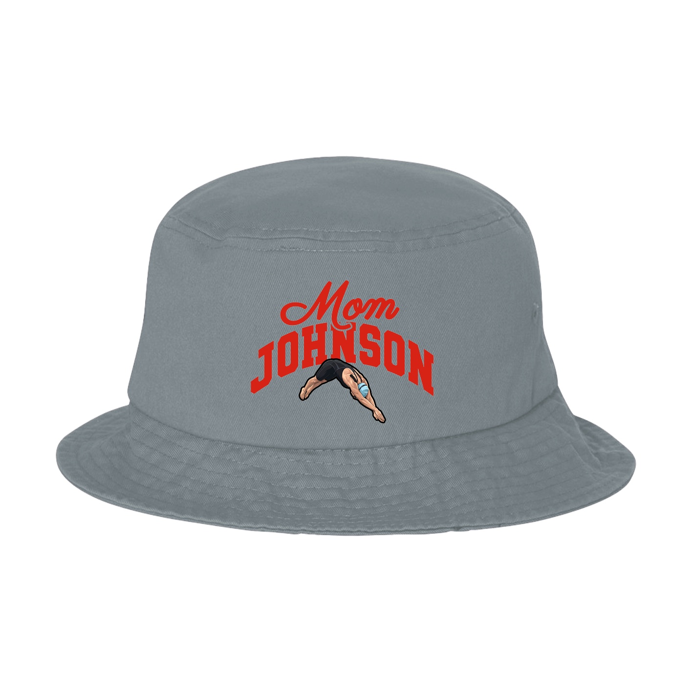Bucket Cap — Mothers Day Arch in Grey