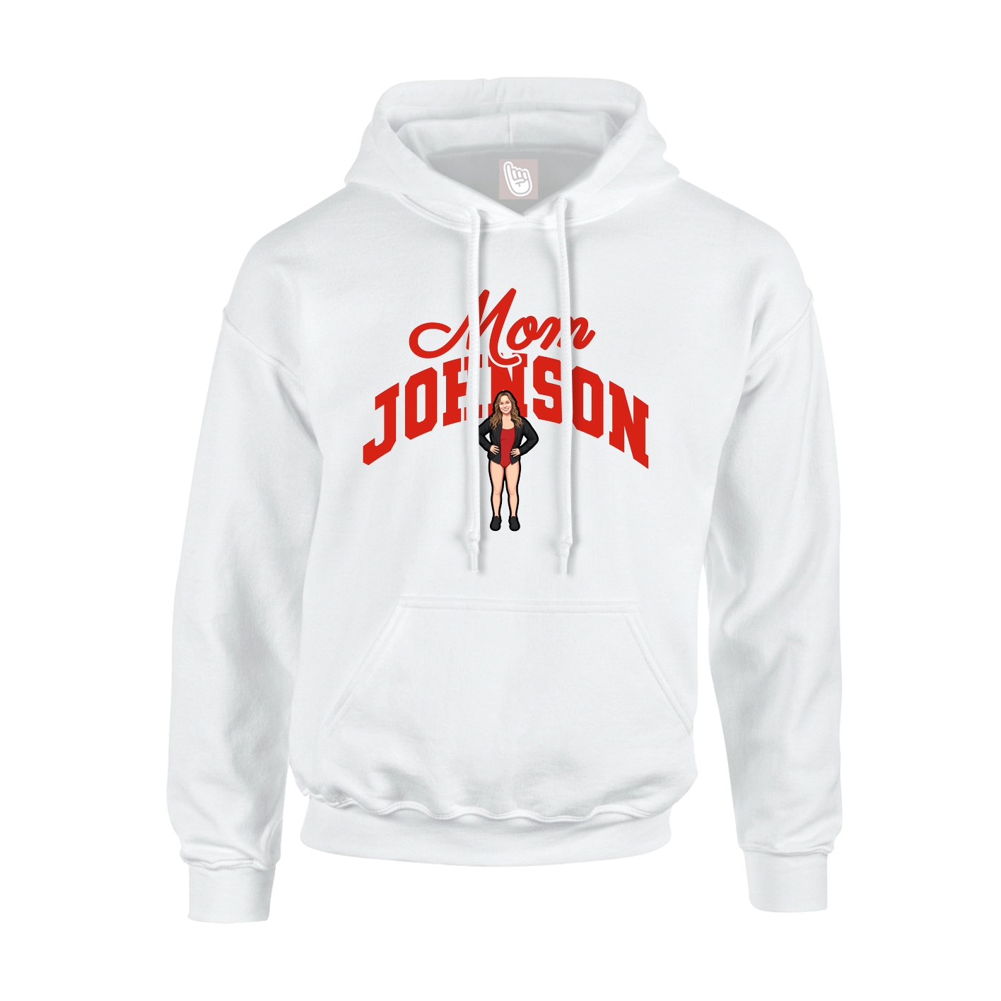 Hoodie — Mothers Day Arch in White