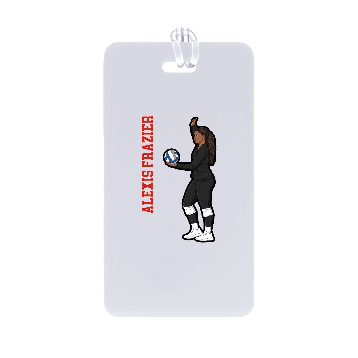 Bag Tag — Name Vertical in Classic