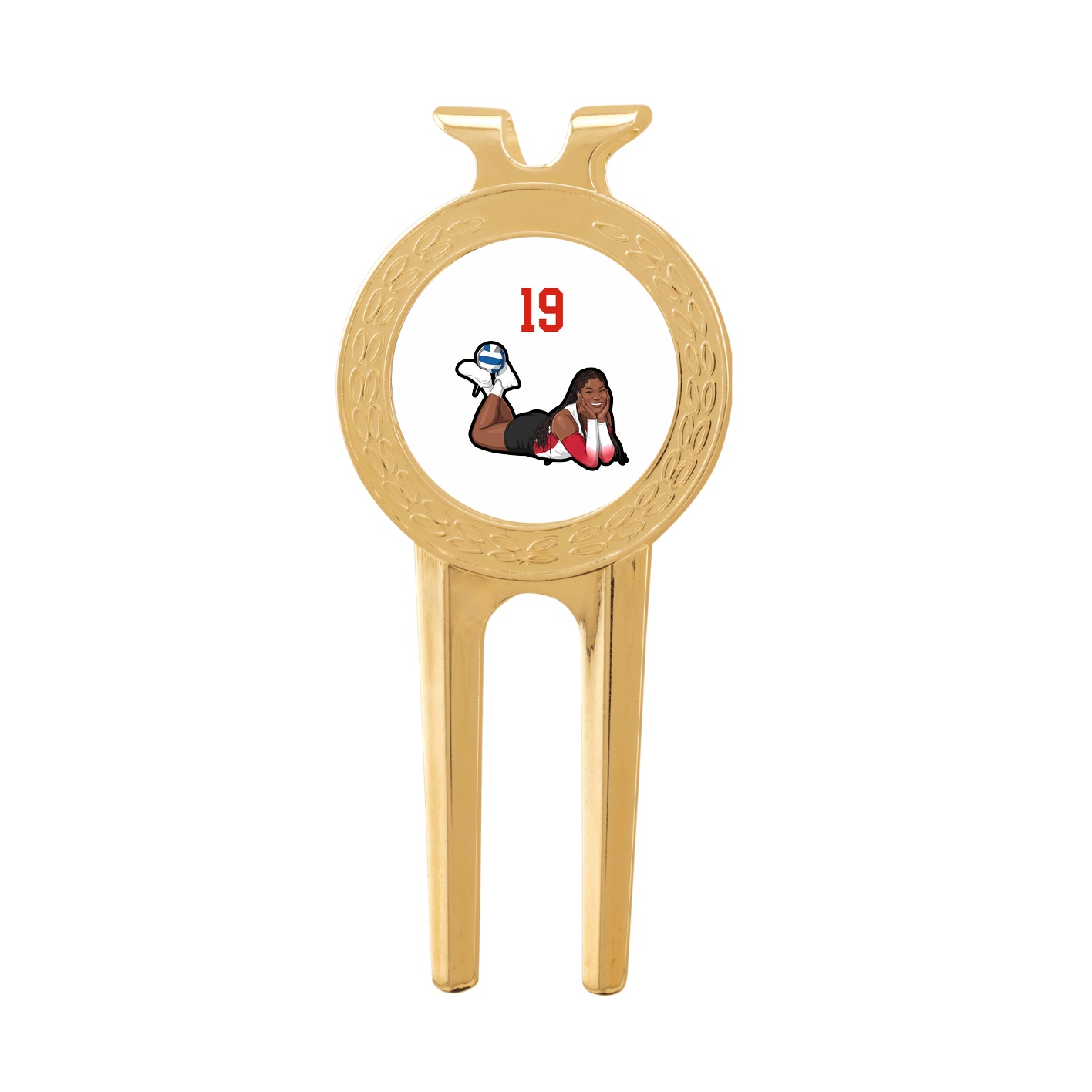 Divot Tool with Ball Marker — Number Top in Classic