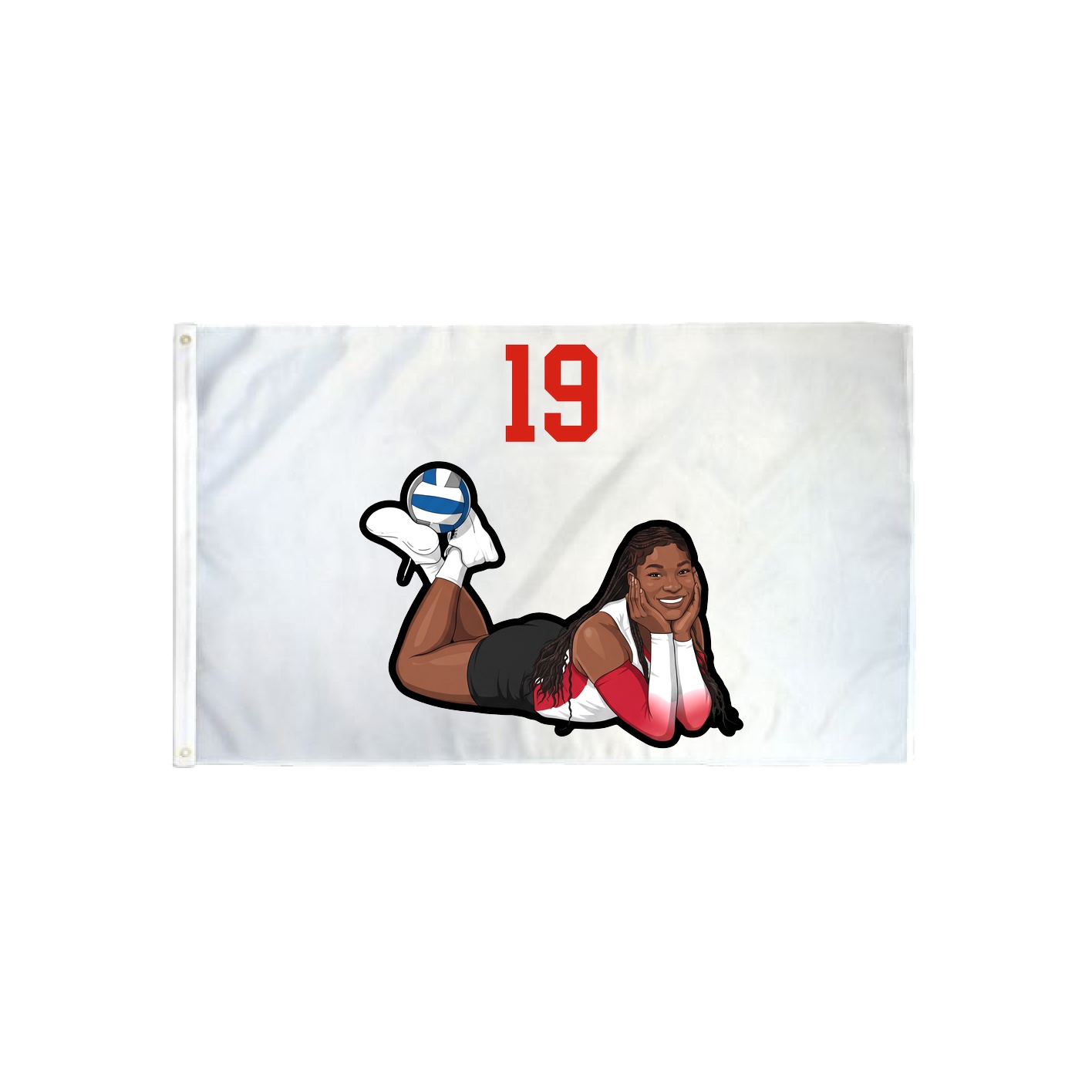 3x5 Flag — Number Top in Classic