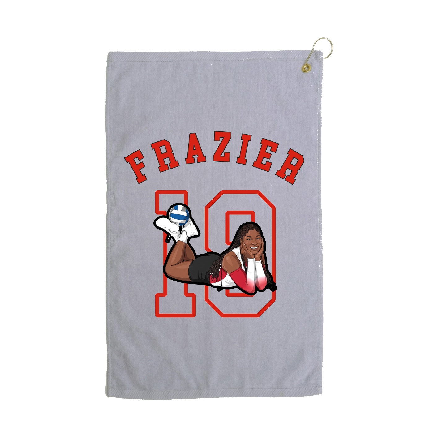 Golf Towel — Shirsey Arch in Grey