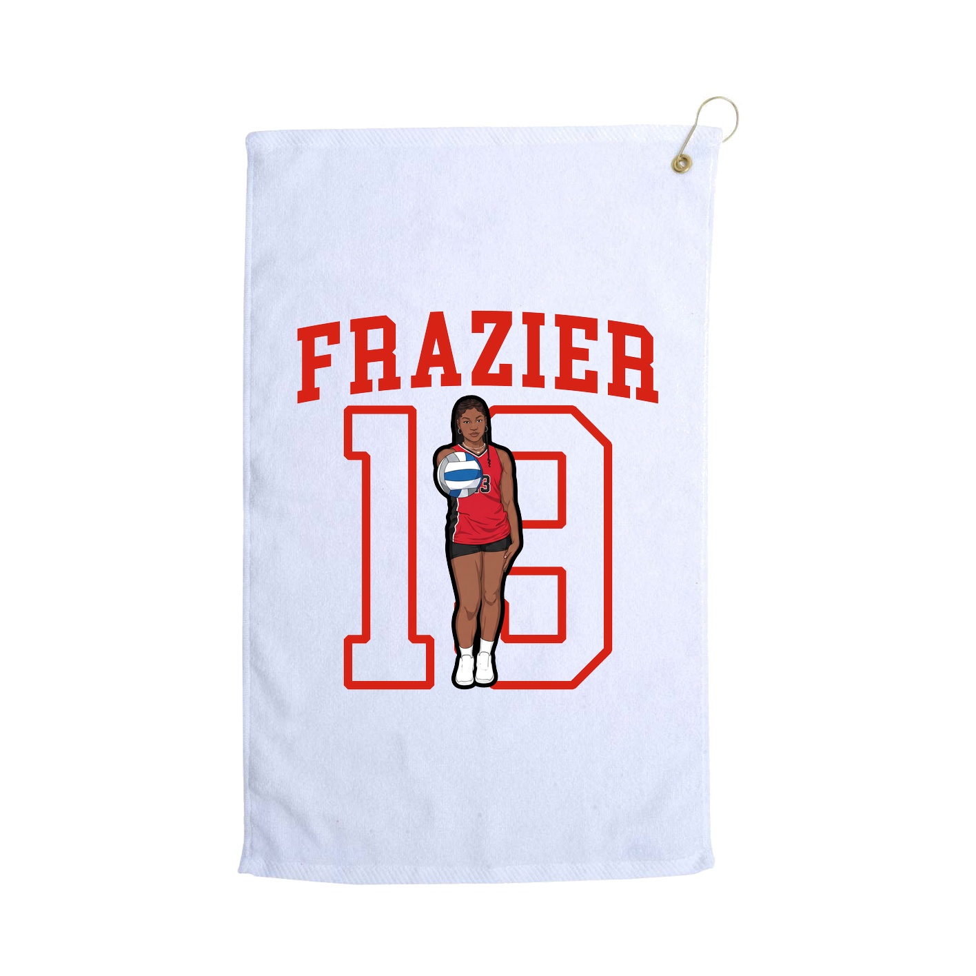 Golf Towel — Shirsey in White