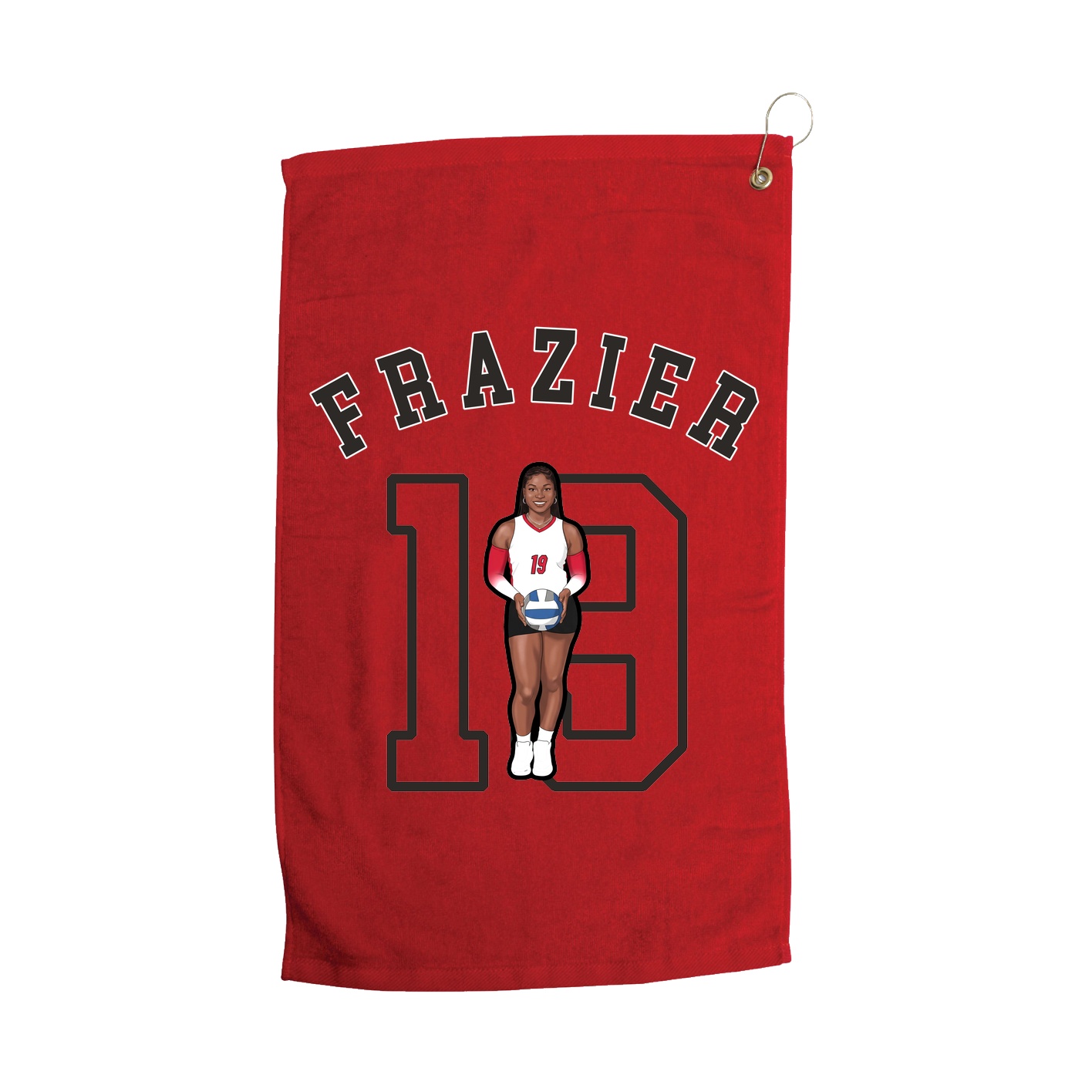 Golf Towel — Shirsey Arch in Red