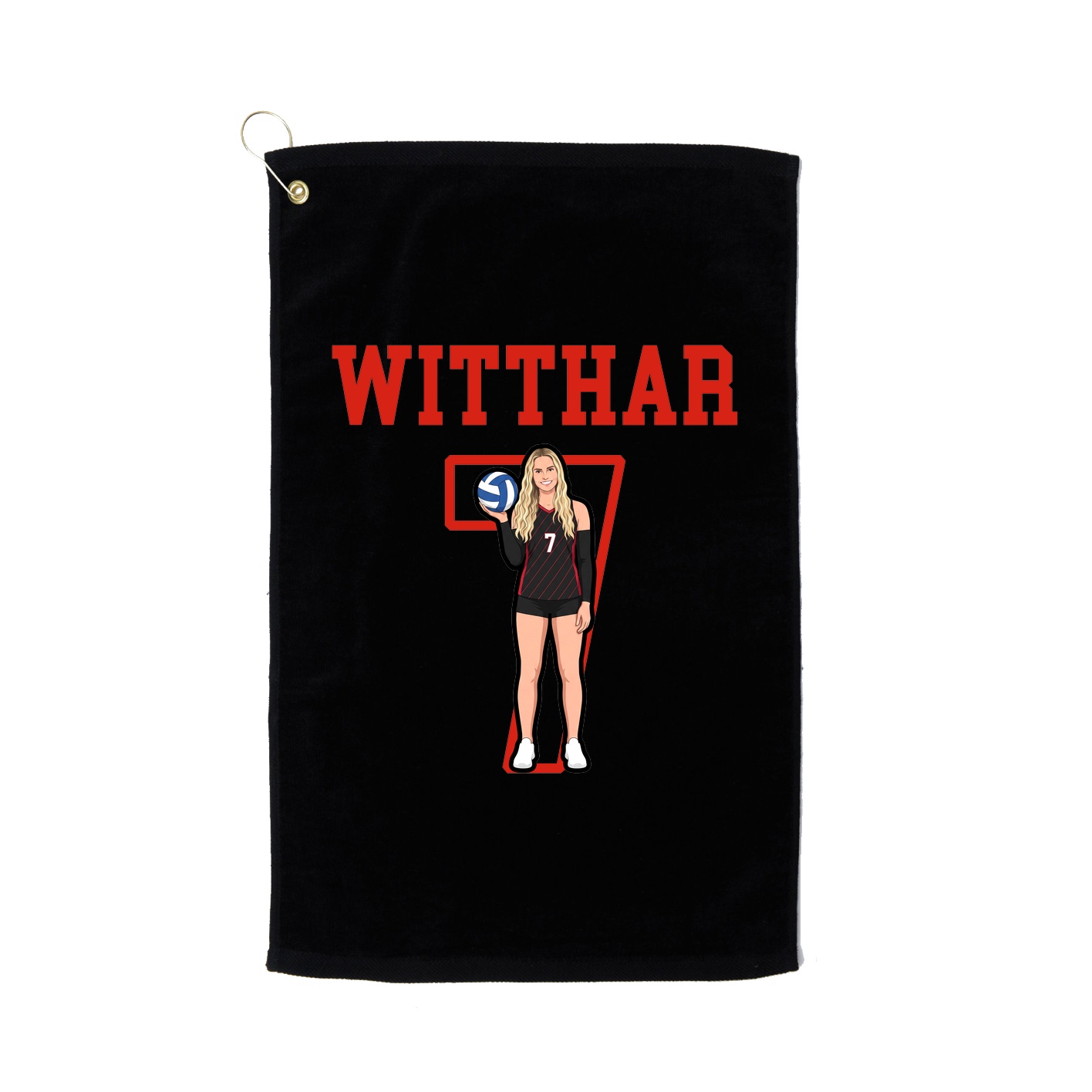 Golf Towel — Shirsey in Black