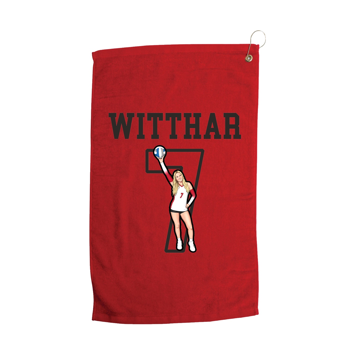 Golf Towel — Shirsey in Red