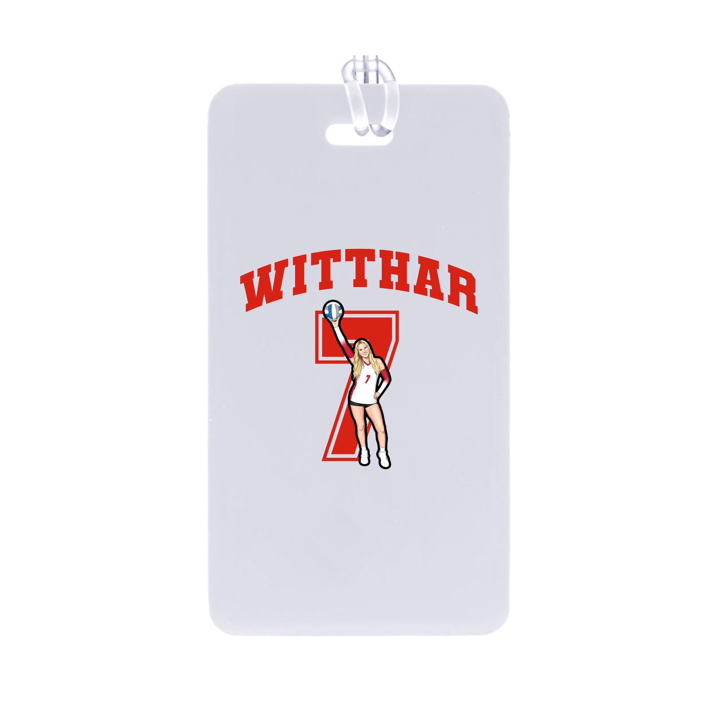 Bag Tag — Number in Classic