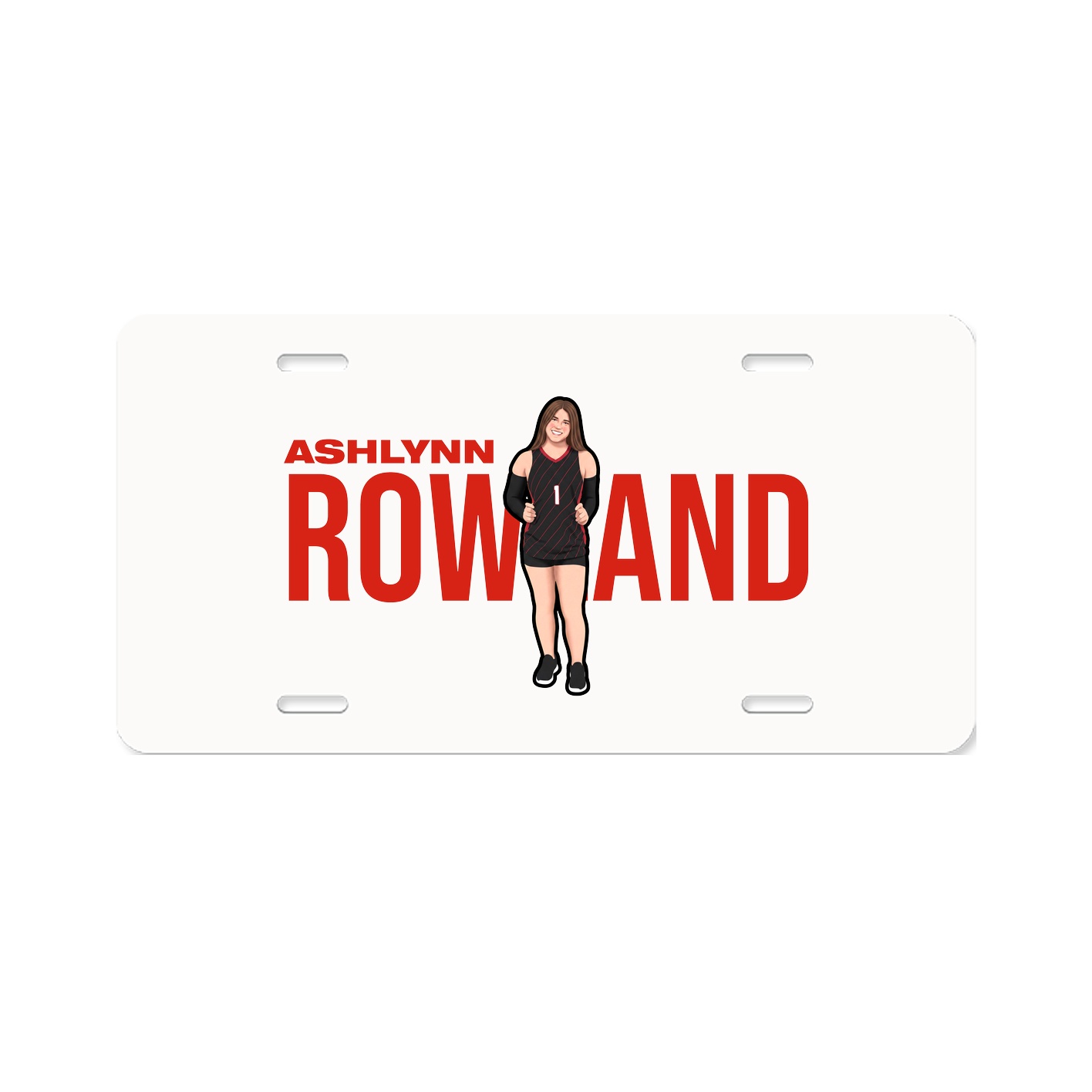License Plate — Player Name in Classic