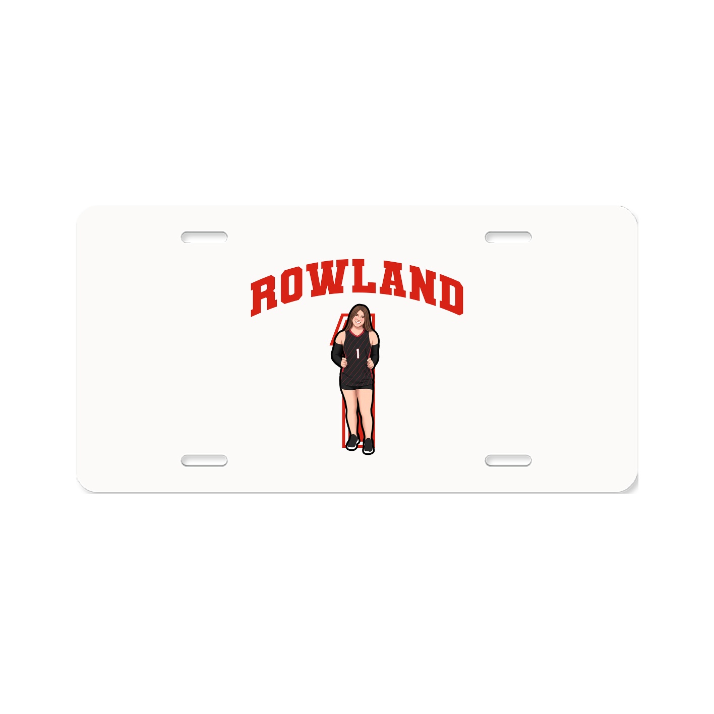 License Plate — Number in Classic