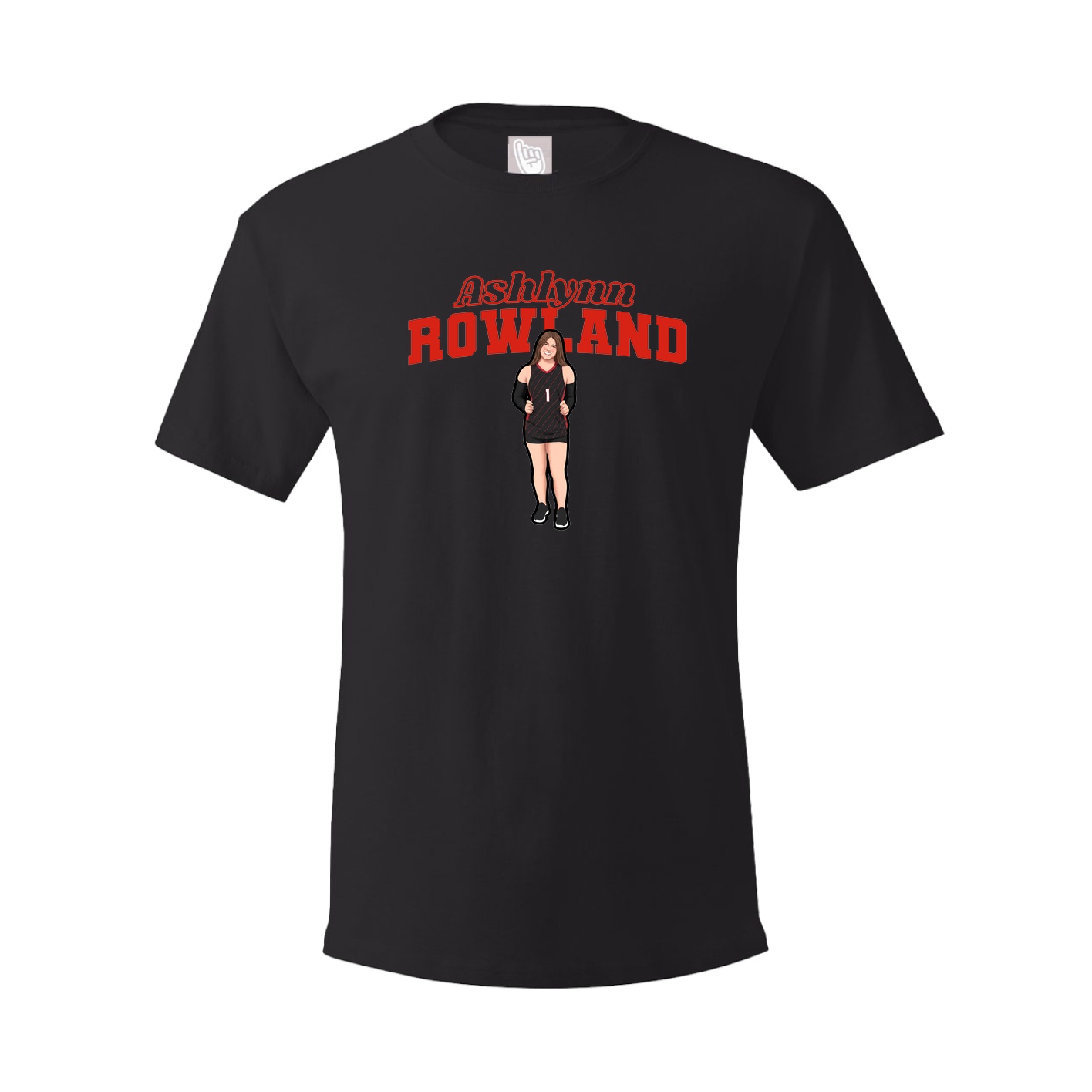 Youth Tee — Name Arch in Black