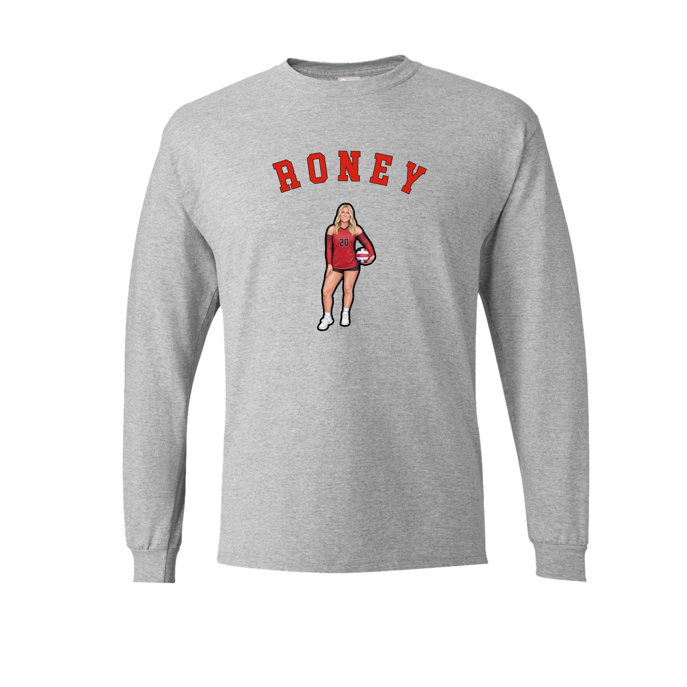 Long Sleeve Tee — Shirsey Arch in Grey