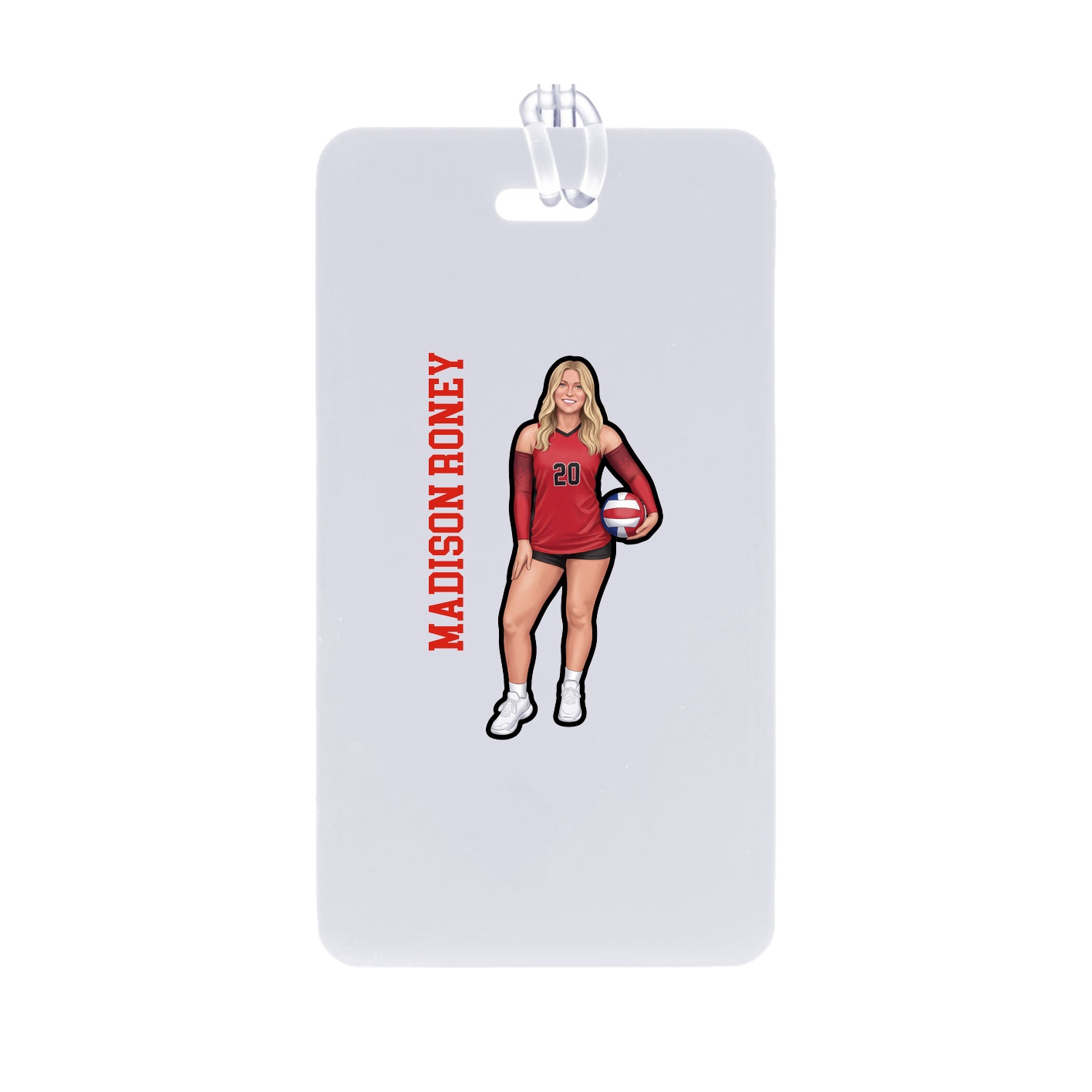 Bag Tag — Name Vertical in Classic