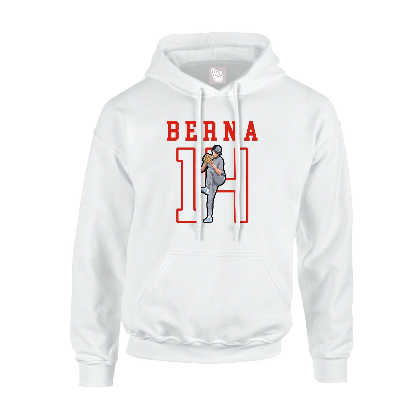 Hoodie — Shirsey in White