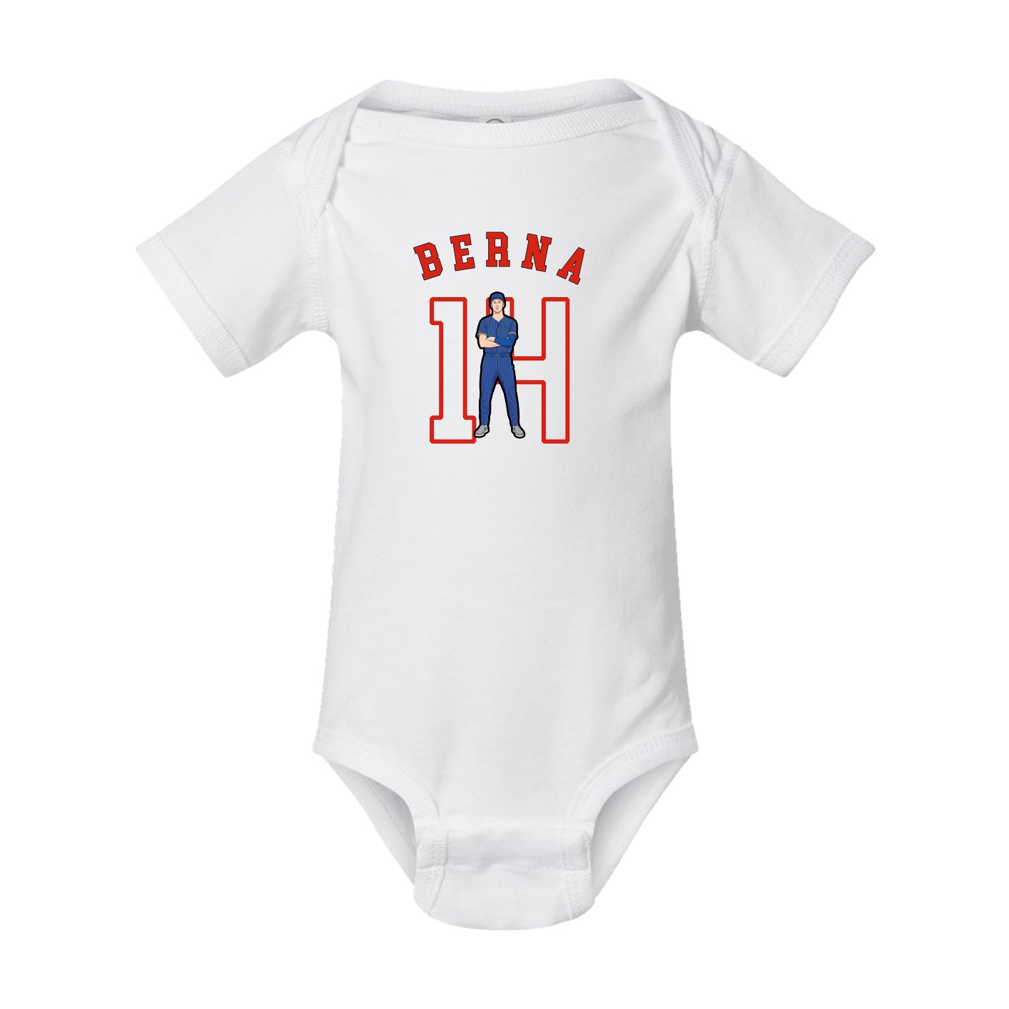 Baby Onesie — Shirsey Arch in White
