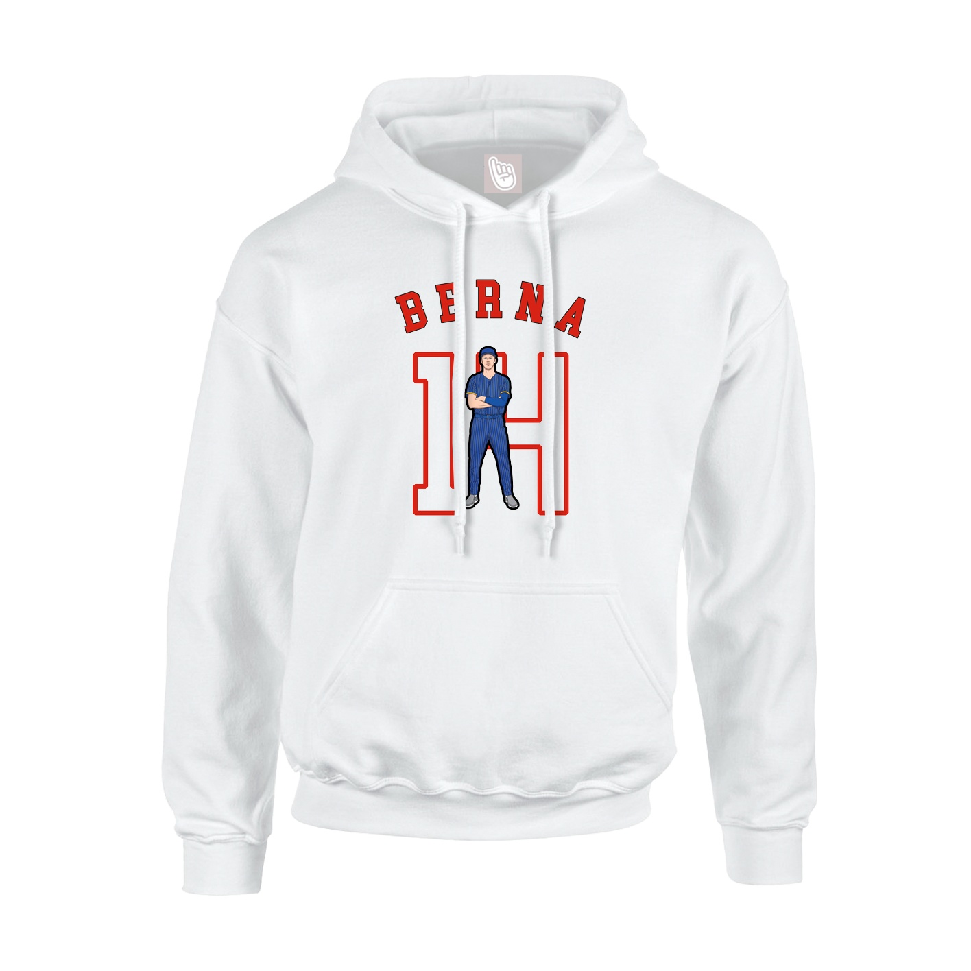 Youth Hoodie — Shirsey Arch in White