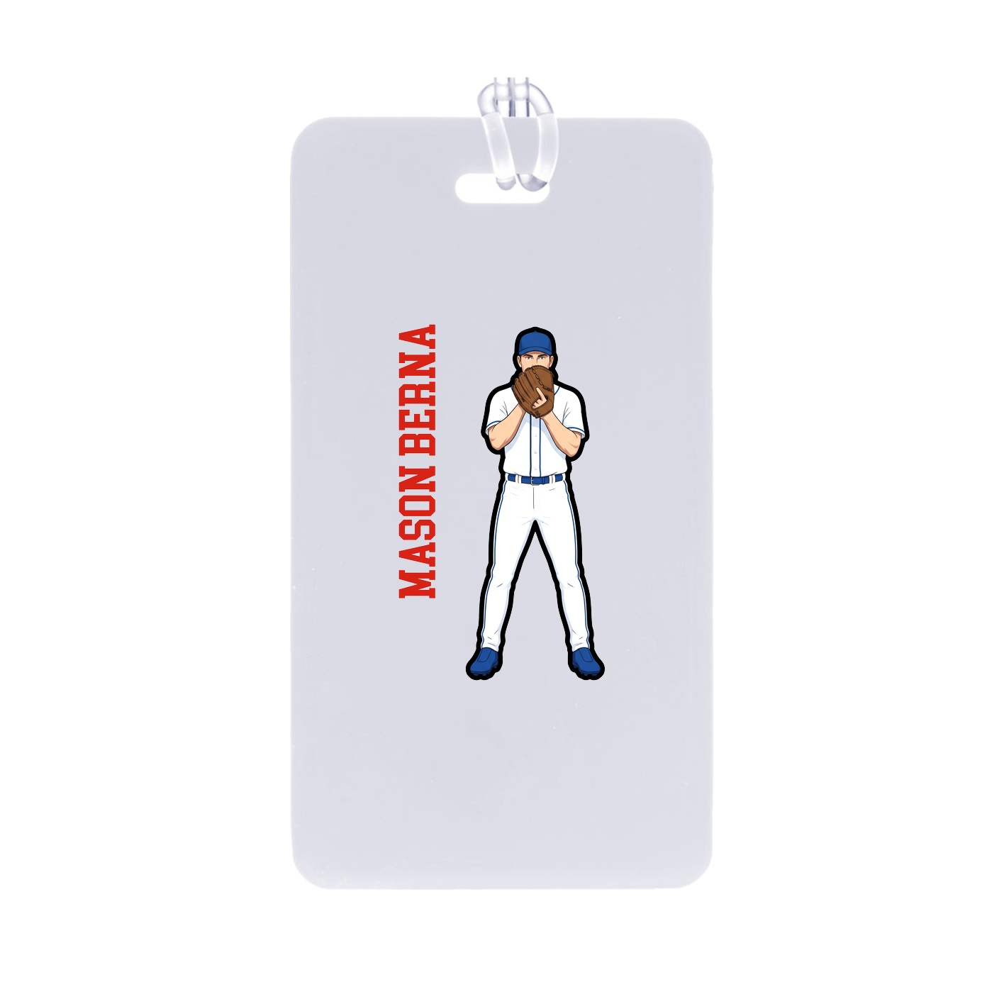 Bag Tag — Name Vertical in Classic