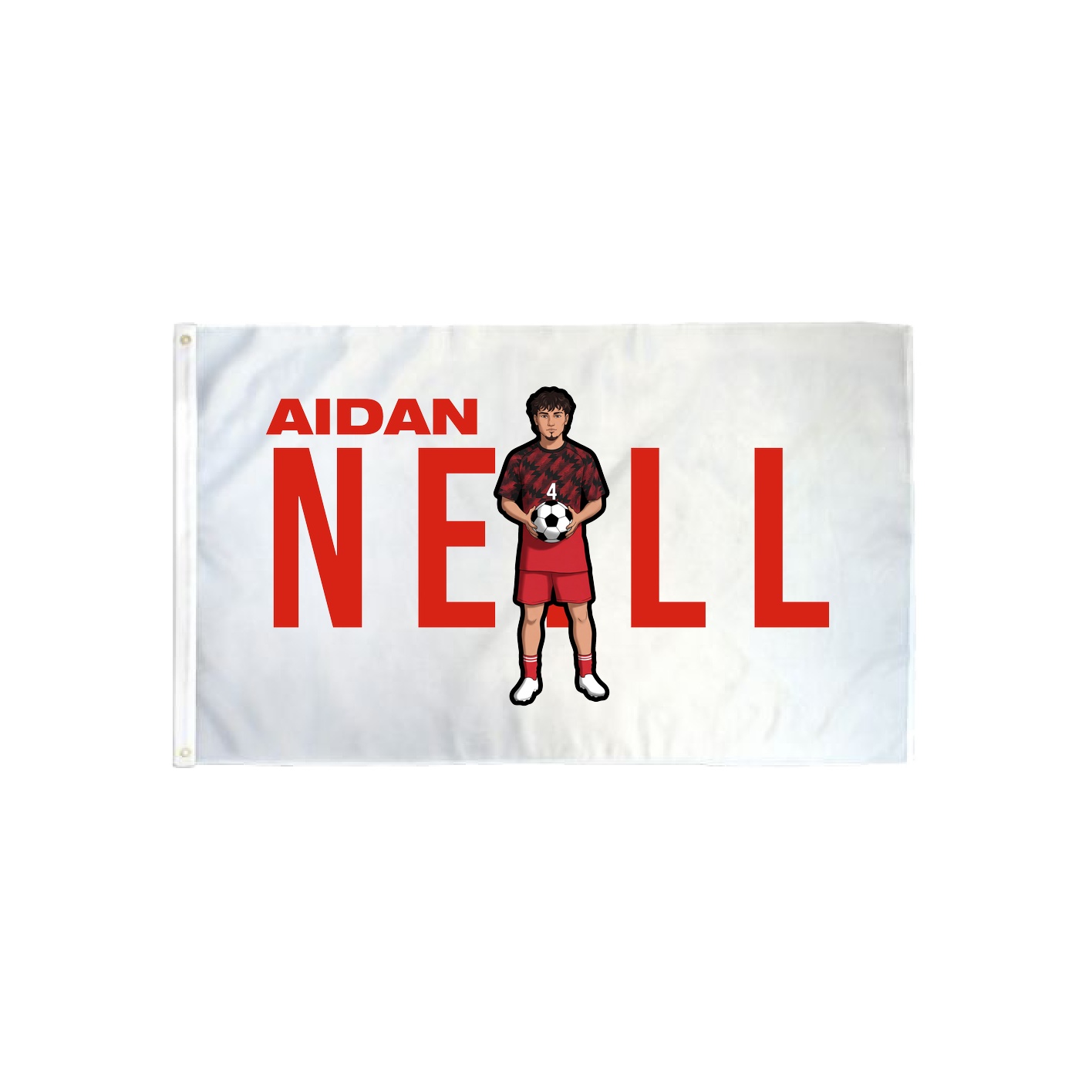 3x5 Flag — Player Name in Classic