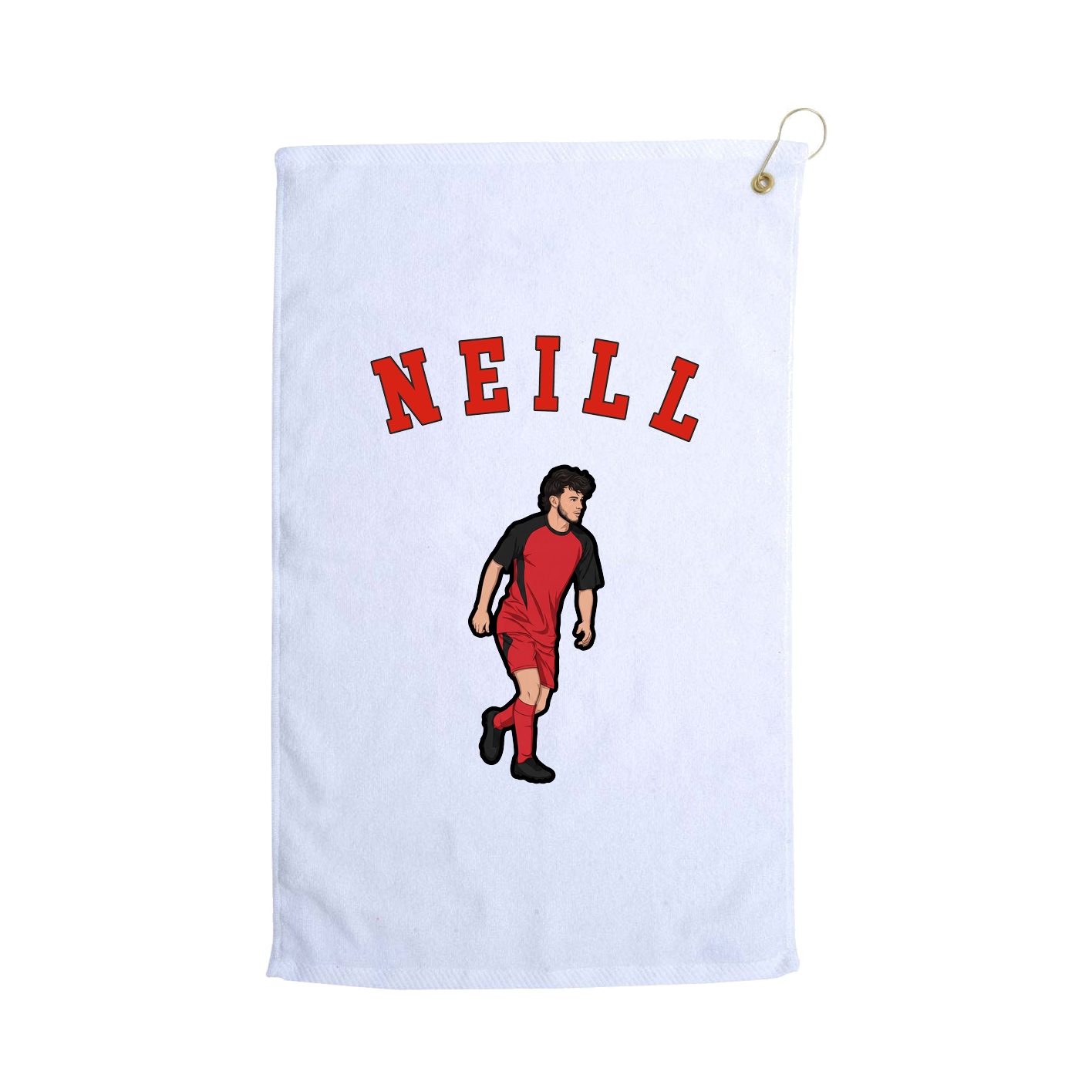 Golf Towel — Shirsey Arch in White