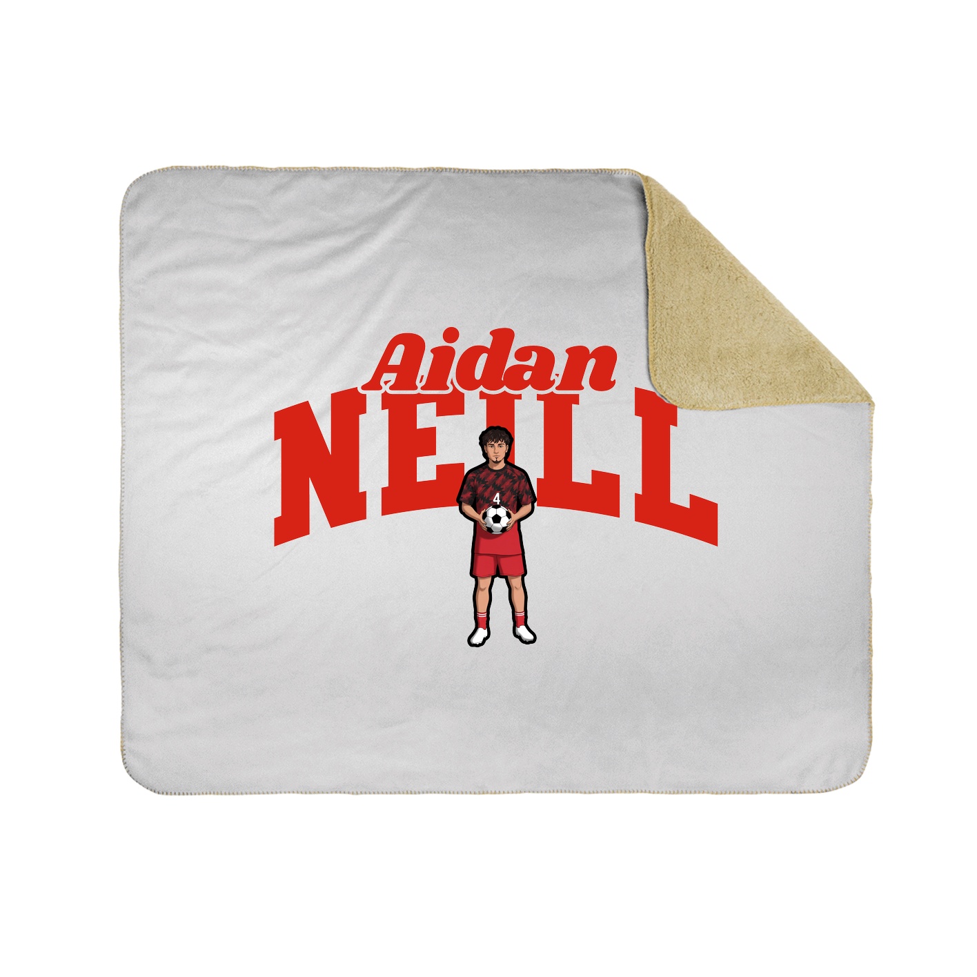 Throw Blanket — Signature Arch in White