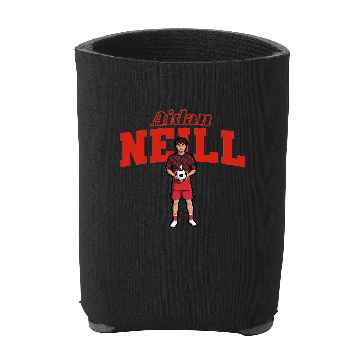 Can Holder — Name Arch in Black