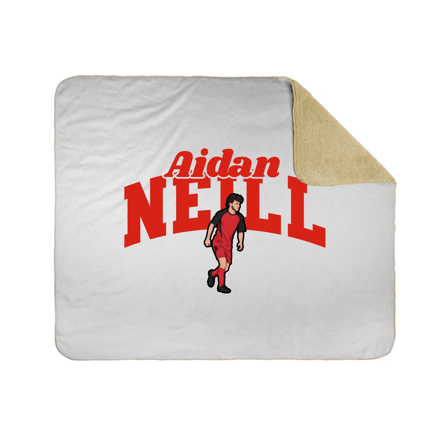 Throw Blanket — Signature Arch in White
